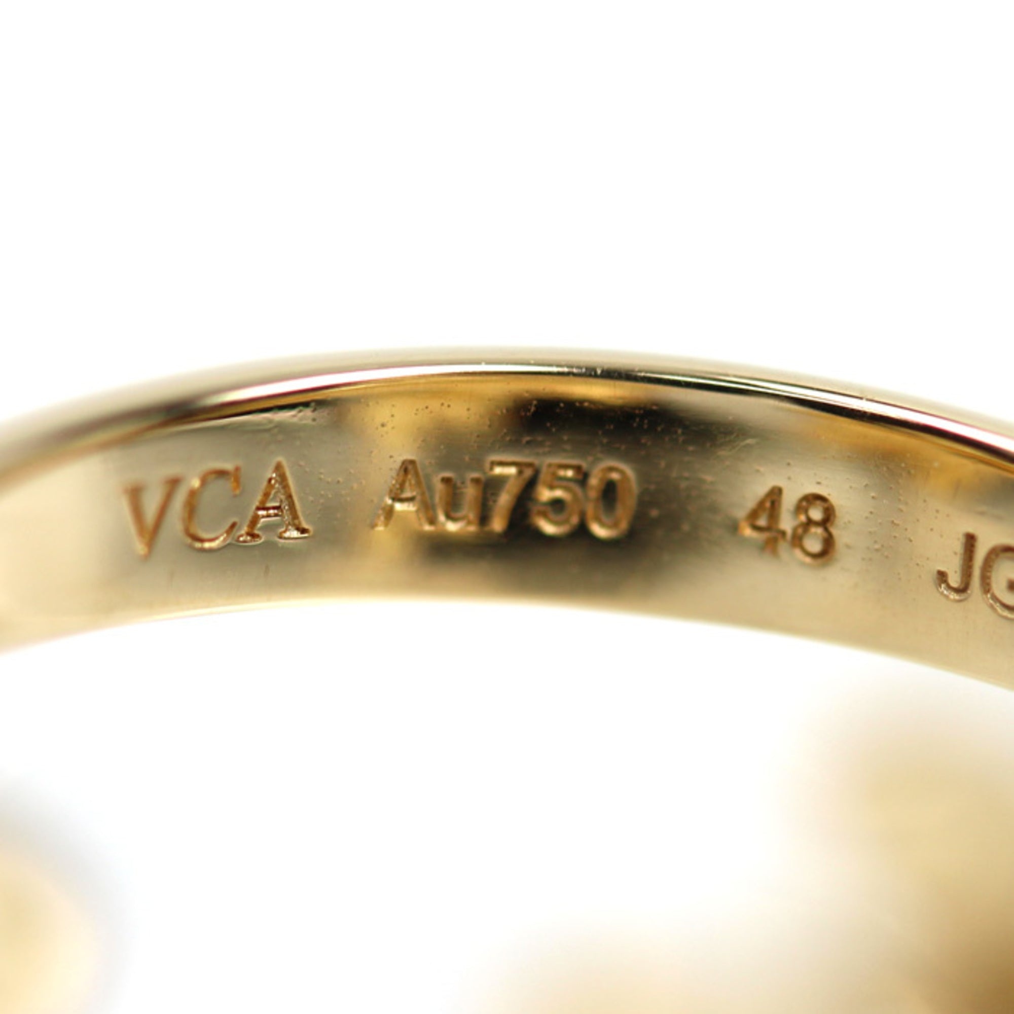 Van Cleef & Arpels Yellow Gold (18K) Band Ring (Pre-Owned)