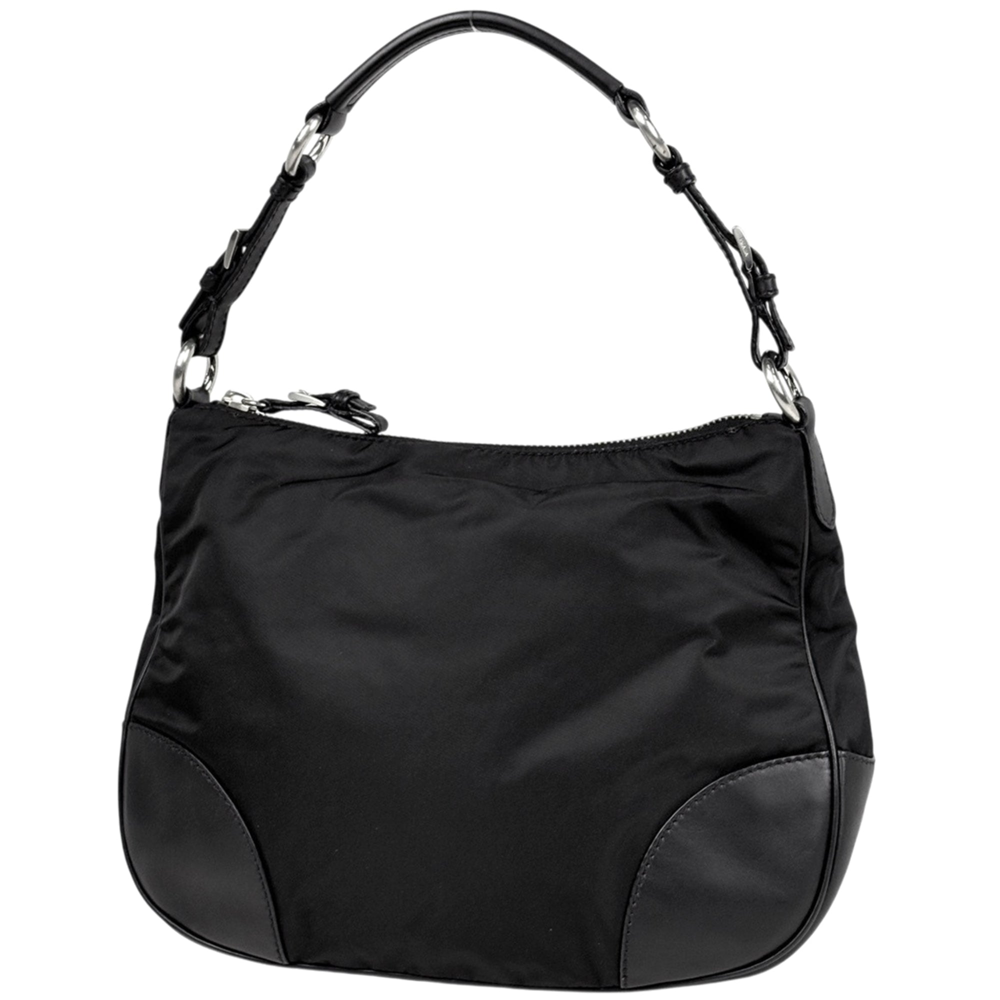 Prada Black Nylon Shoulder Bag (Pre-Owned)