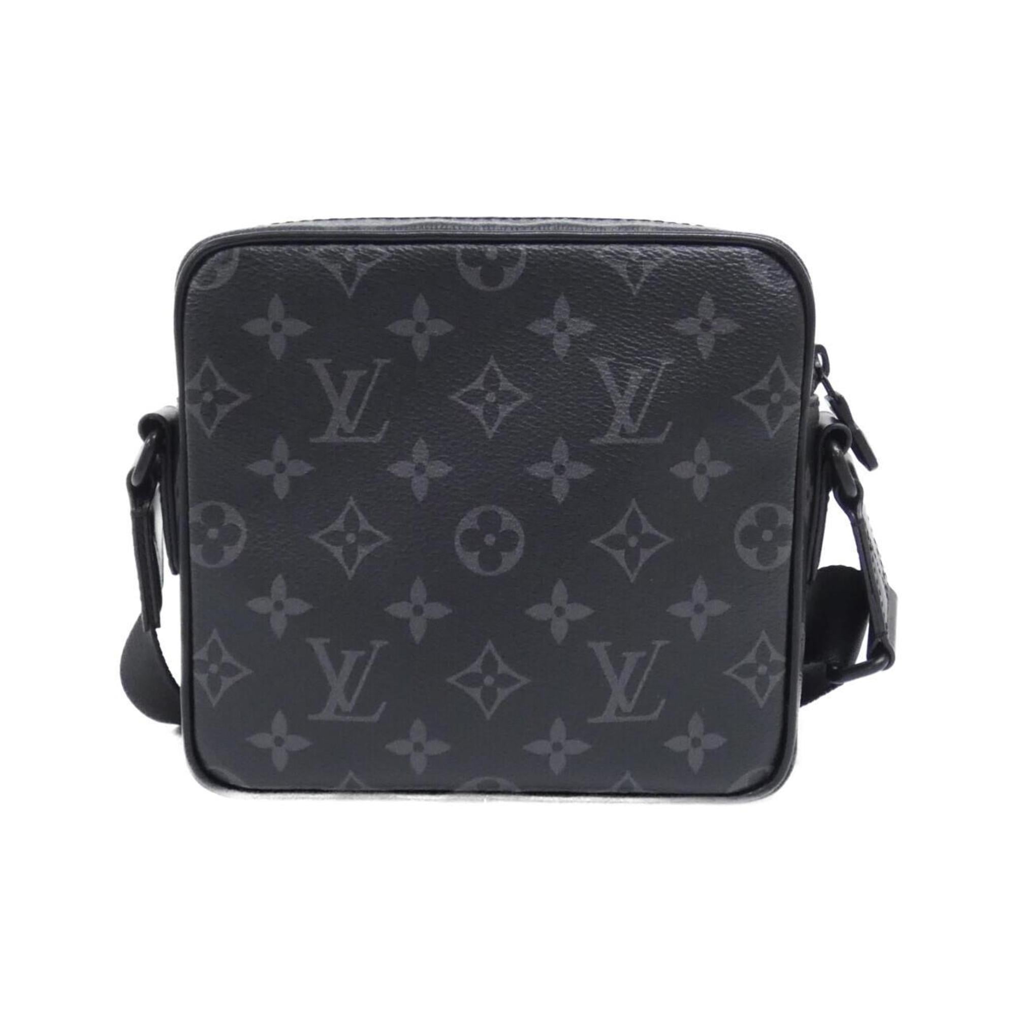 Louis Vuitton Black Coated Canvas Shoulder Bag (Pre-Owned)