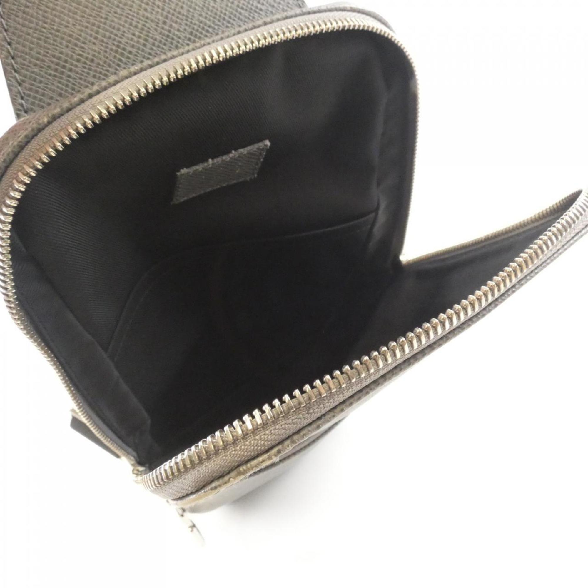 Louis Vuitton Gris Leather Shoulder Bag (Pre-Owned)