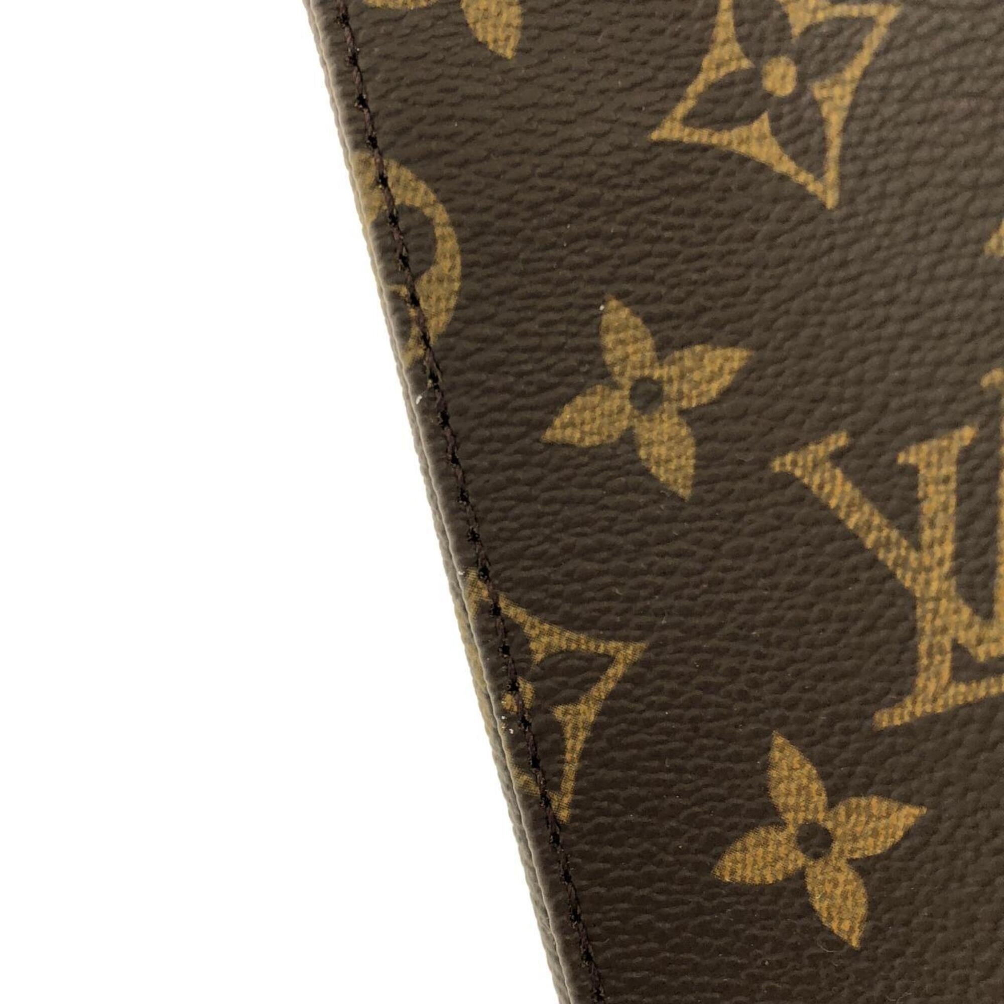 Louis Vuitton Brown Coated Canvas Shoulder Bag (Pre-Owned)