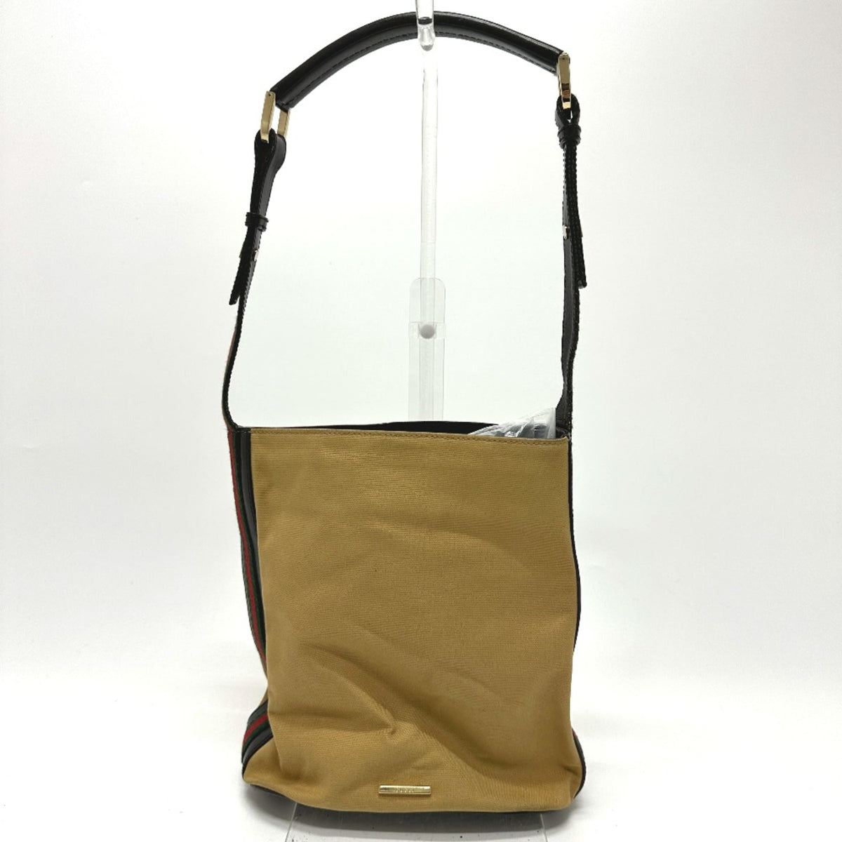 Gucci Beige Leather Shoulder Bag (Pre-Owned)