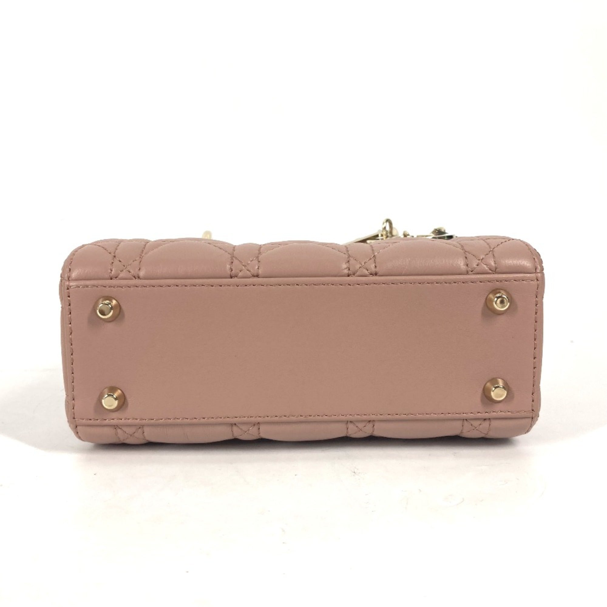 Christian Dior Beige Leather Handbag (Pre-Owned)