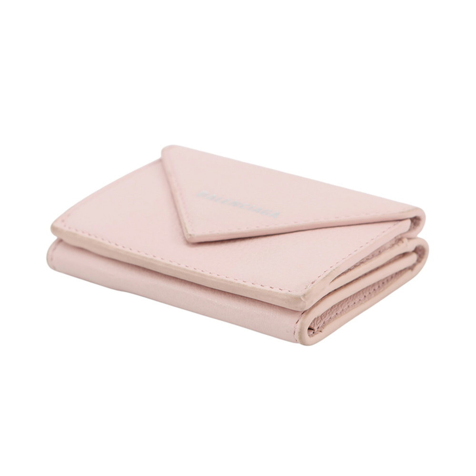 Balenciaga Pink Leather Wallet (Tri-Fold) (Pre-Owned)