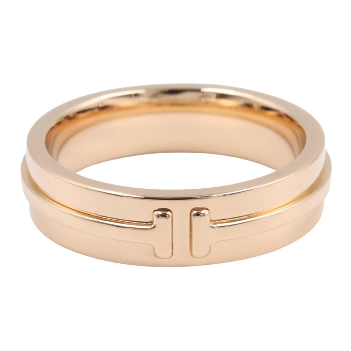 Tiffany Gold Pink Gold (18K) Band Ring (Pre-Owned)