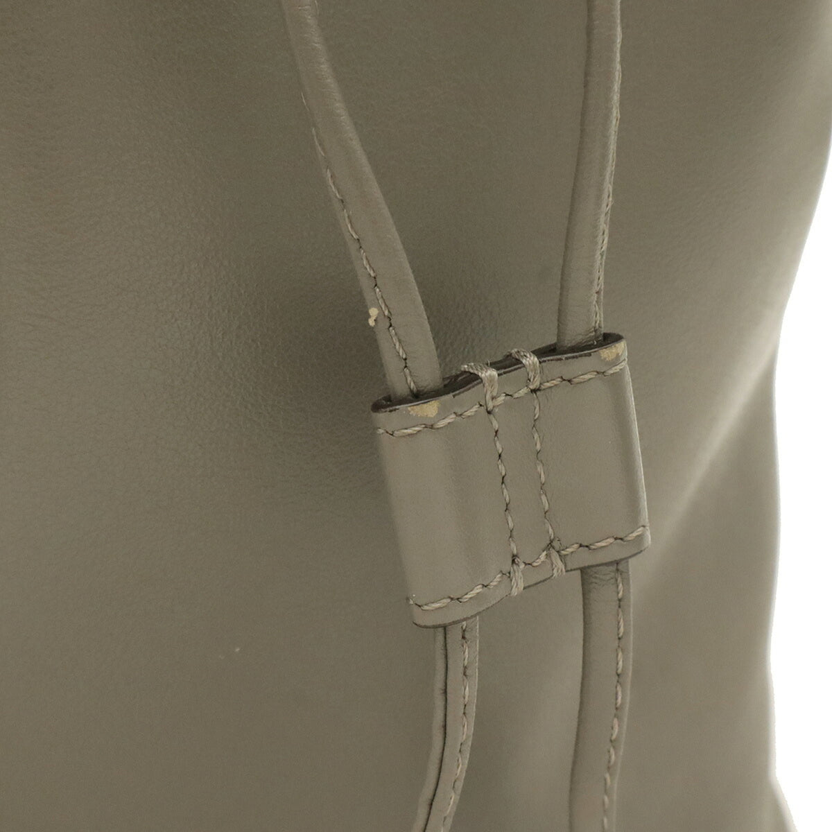 Fendi Brown Gray Leather Handbag Shoulder Bag (Pre-Owned)