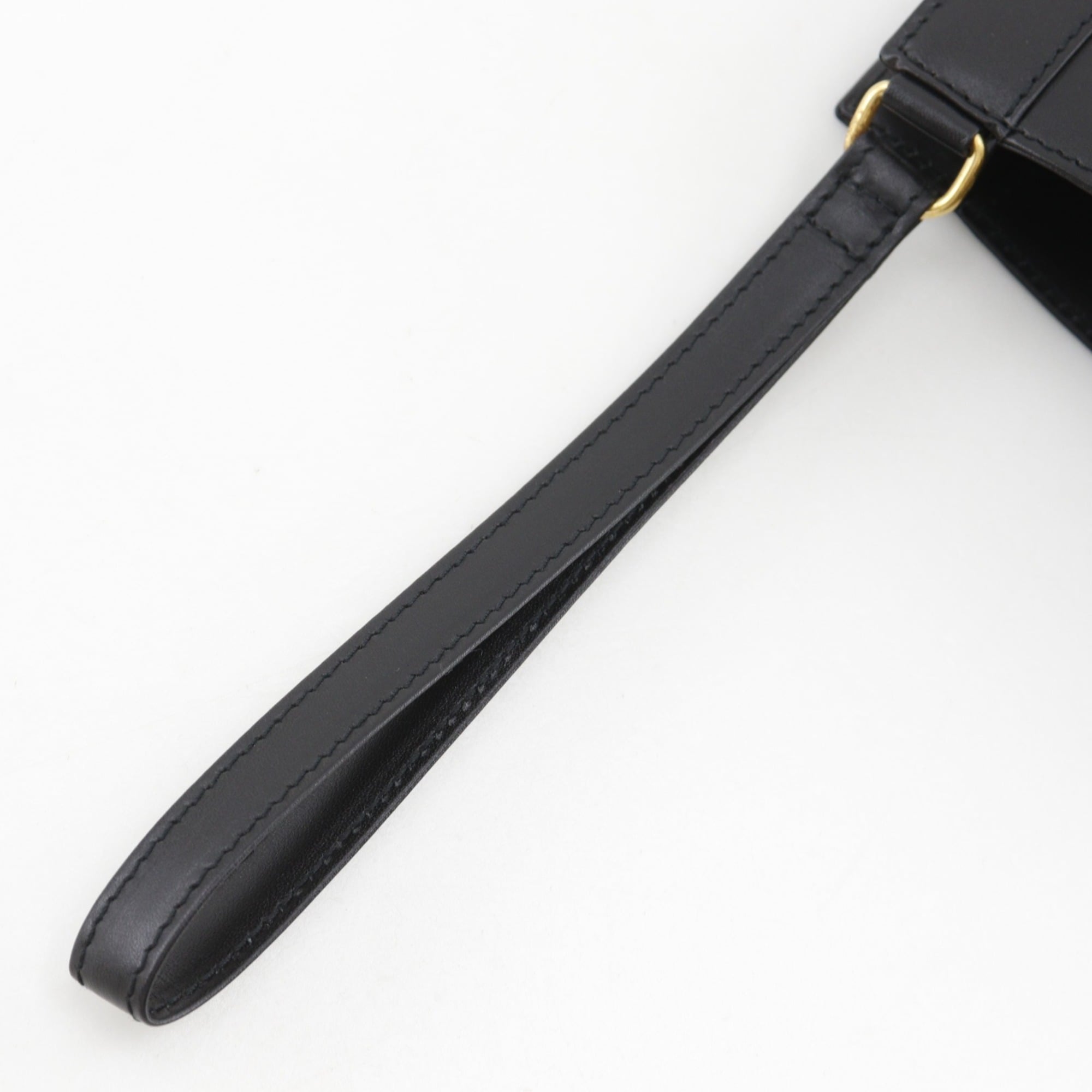 Dunhill Leather Clutch Bag (Pre-Owned)