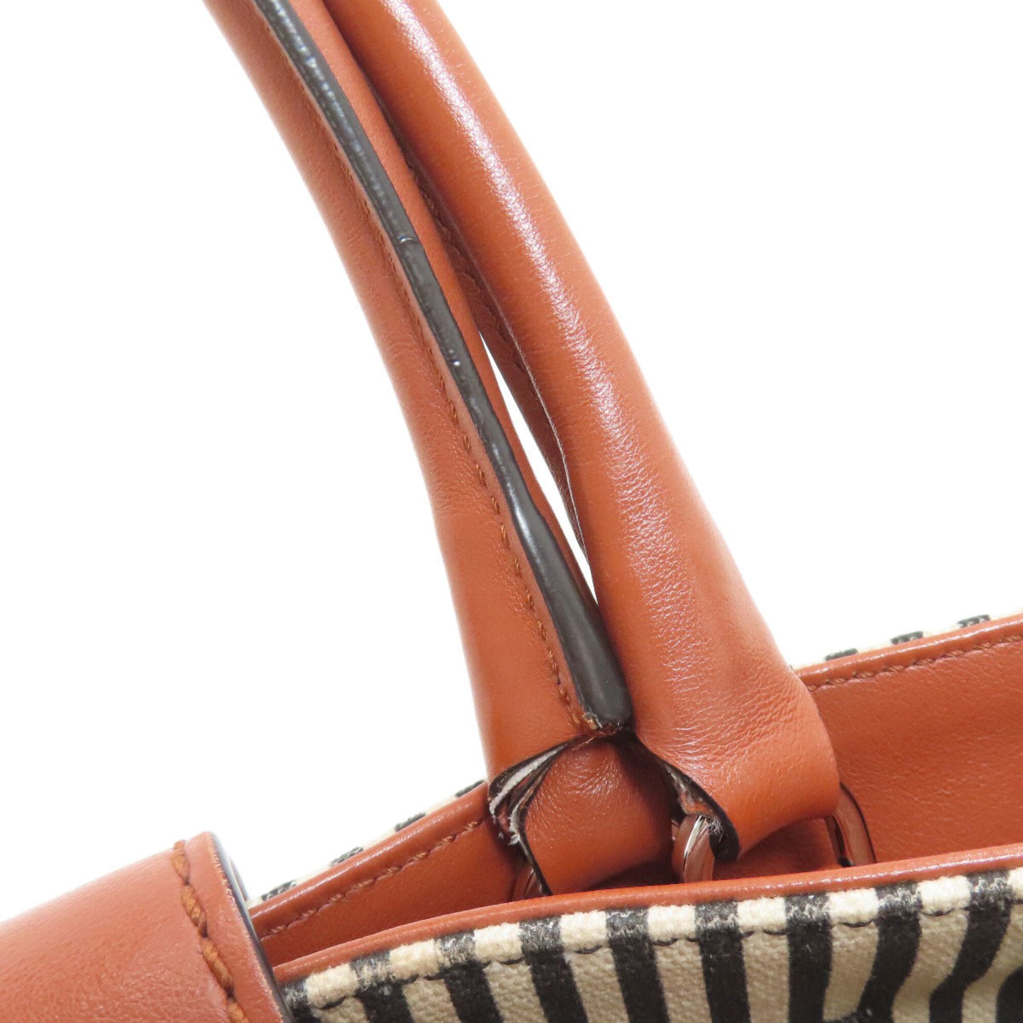 Tod's Brown Canvas Tote Bag (Pre-Owned)