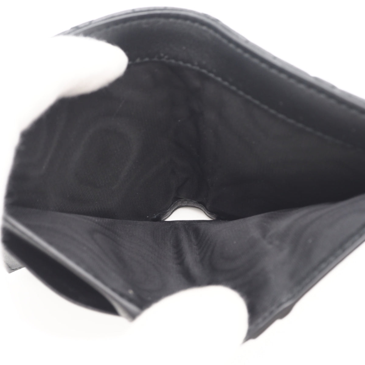 Christian Dior Black Leather Wallet (Bi-Fold) (Pre-Owned)