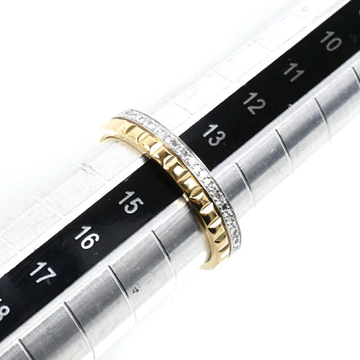 Boucheron Yellow Gold (18K) White Gold (18K) Band Ring (Pre-Owned)