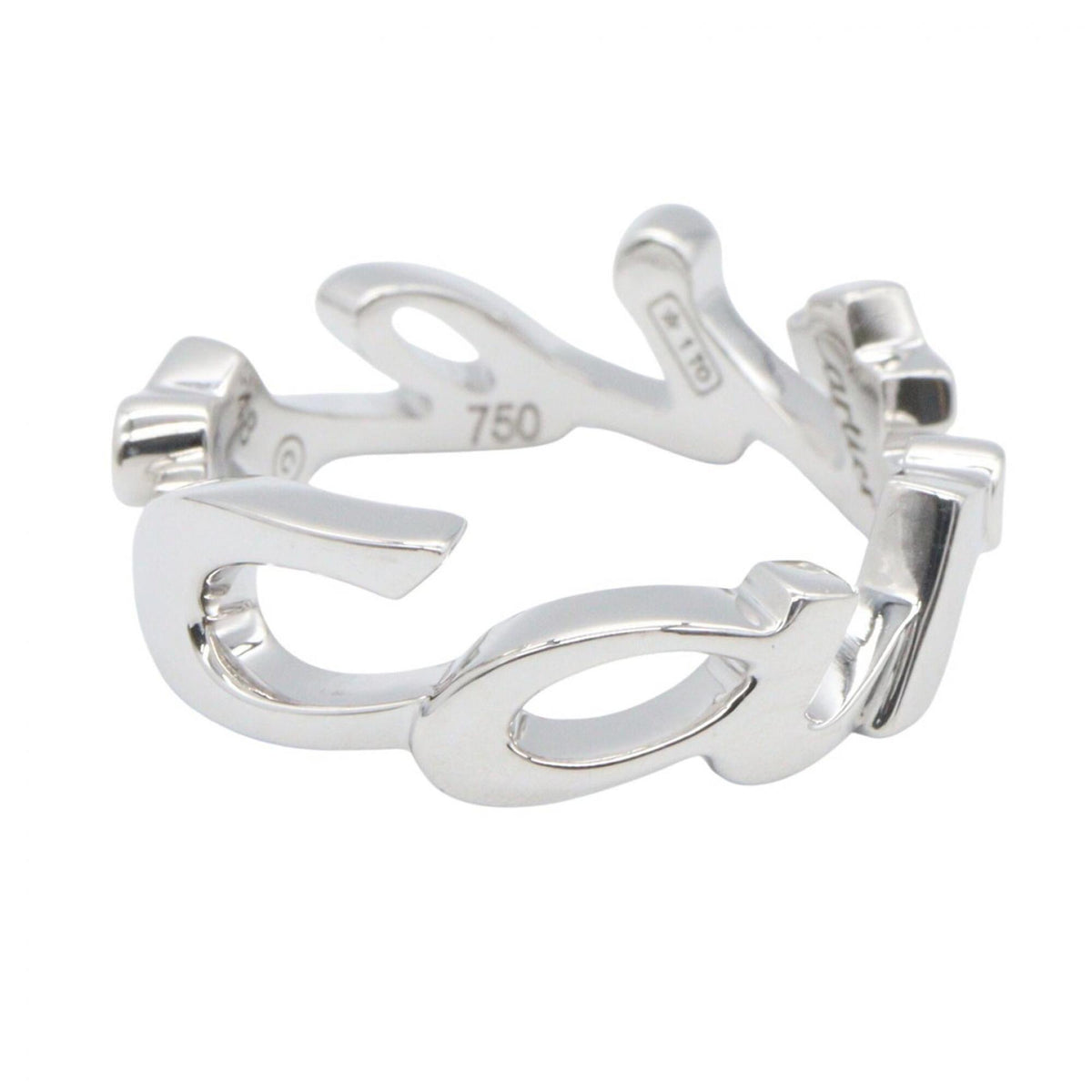Cartier White Gold White Gold (18K) Band Ring (Pre-Owned)