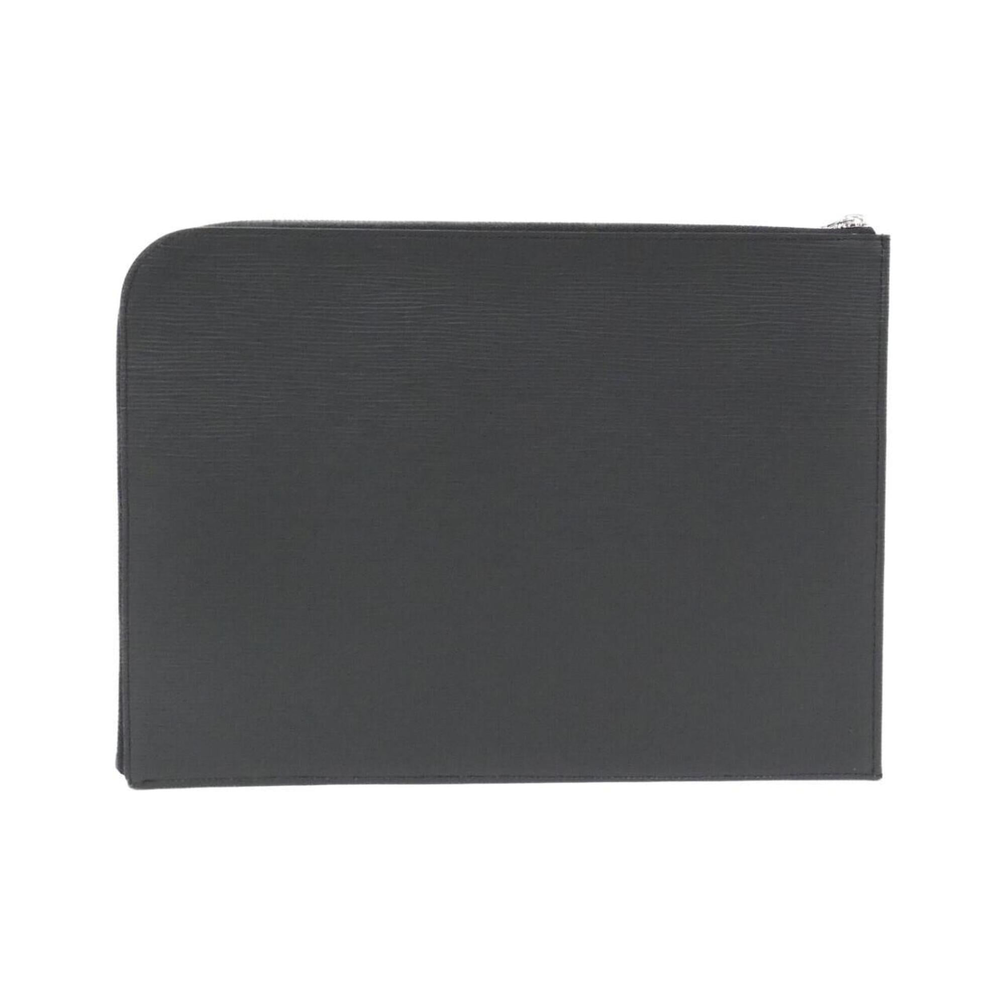 Louis Vuitton Black Leather Handbag Pochette (Pre-Owned)