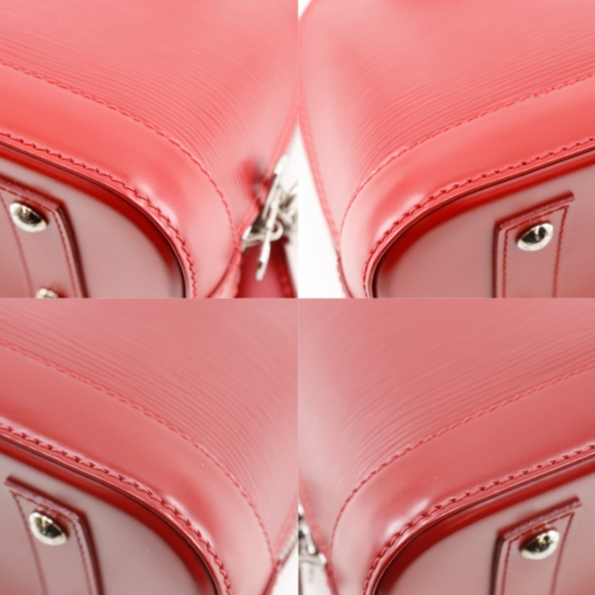 Louis Vuitton Red Color Epi Leather Handbag (Pre-Owned)