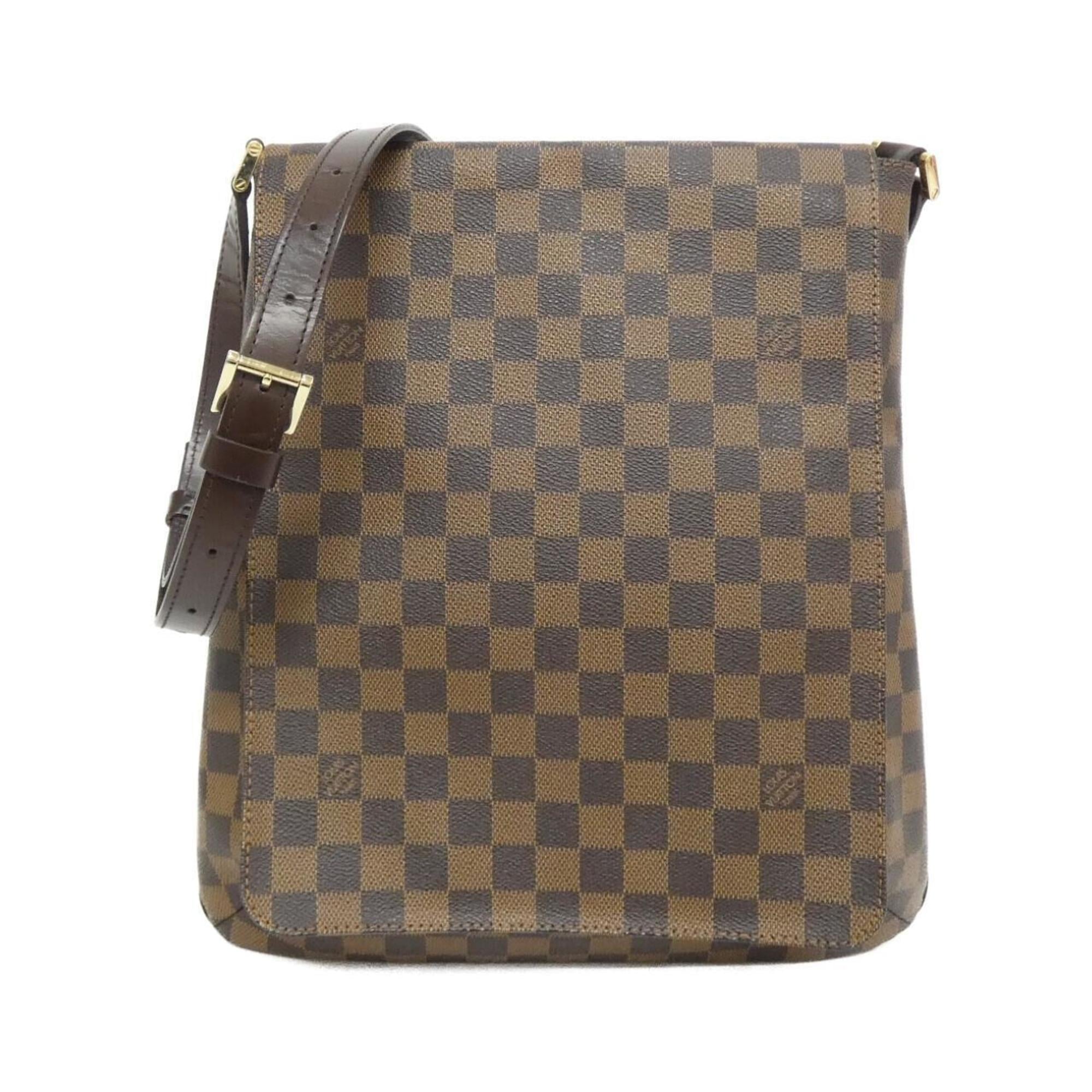 Louis Vuitton Brown Coated Canvas Shoulder Bag (Pre-Owned)