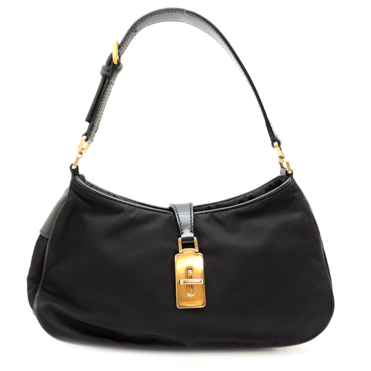 Prada Black Nero Nylon Shoulder Bag (Pre-Owned)