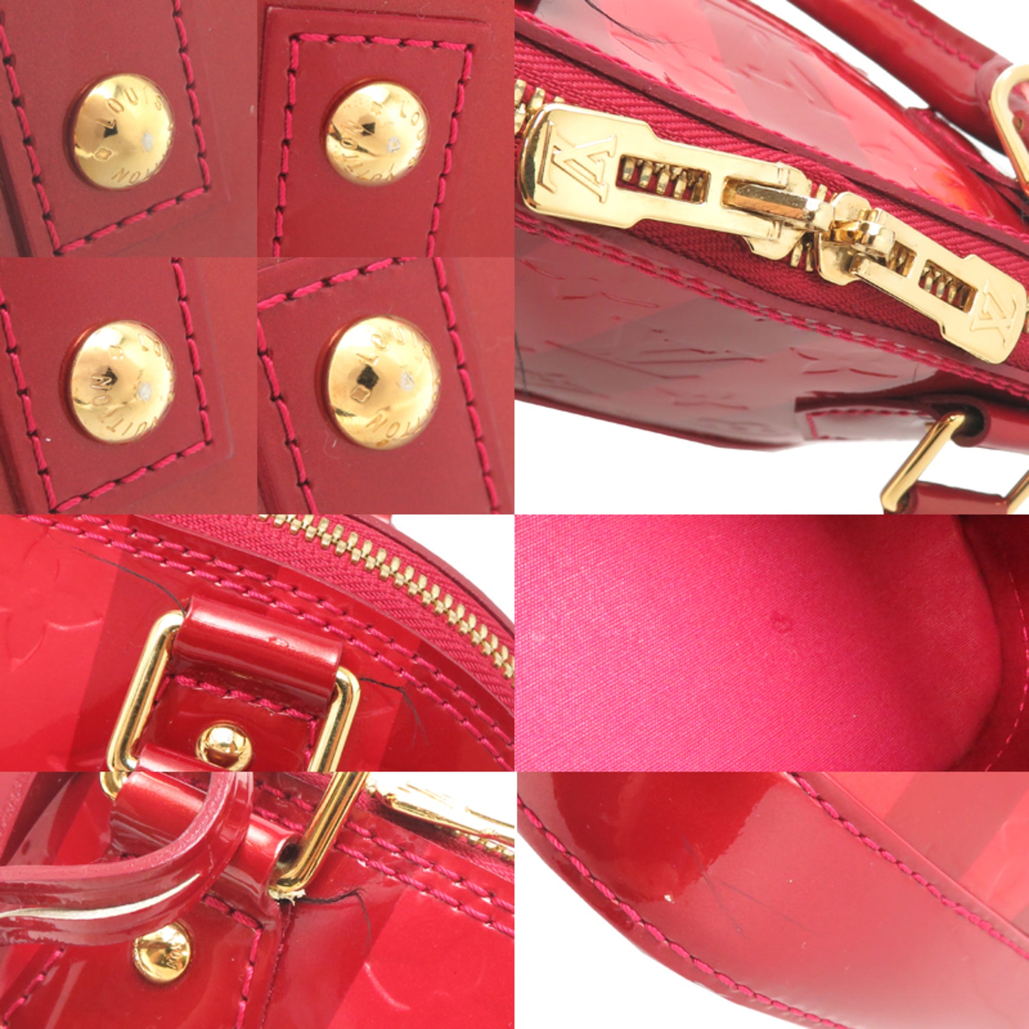 Louis Vuitton Pomme D'amour Vernis Handbag (Pre-Owned)