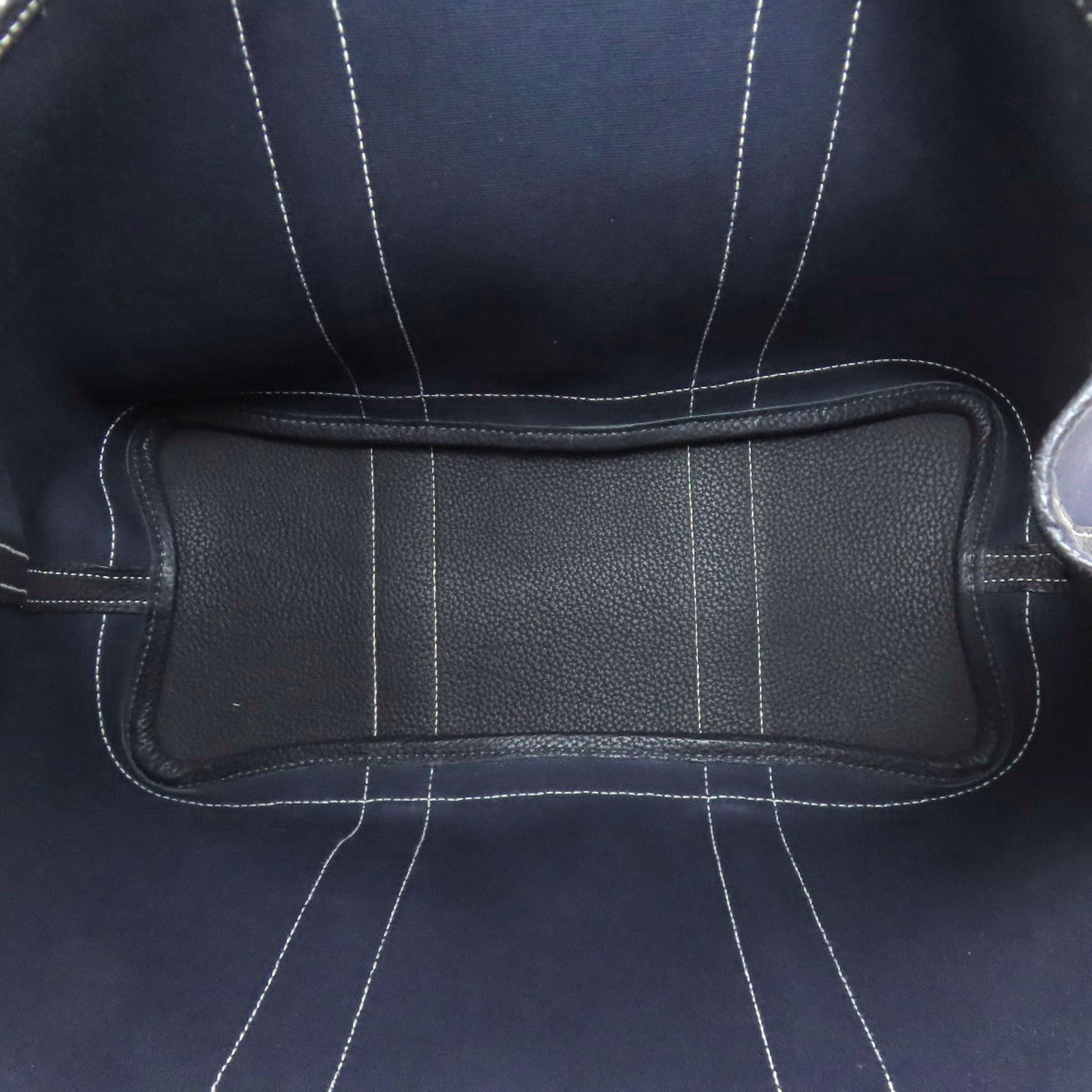 Hermes Navy Toile Officier Tote Bag (Pre-Owned)