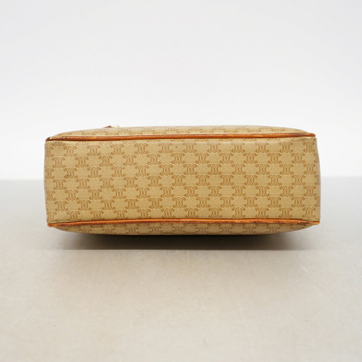 Celine Beige Brown Pvc Shoulder Bag (Pre-Owned)