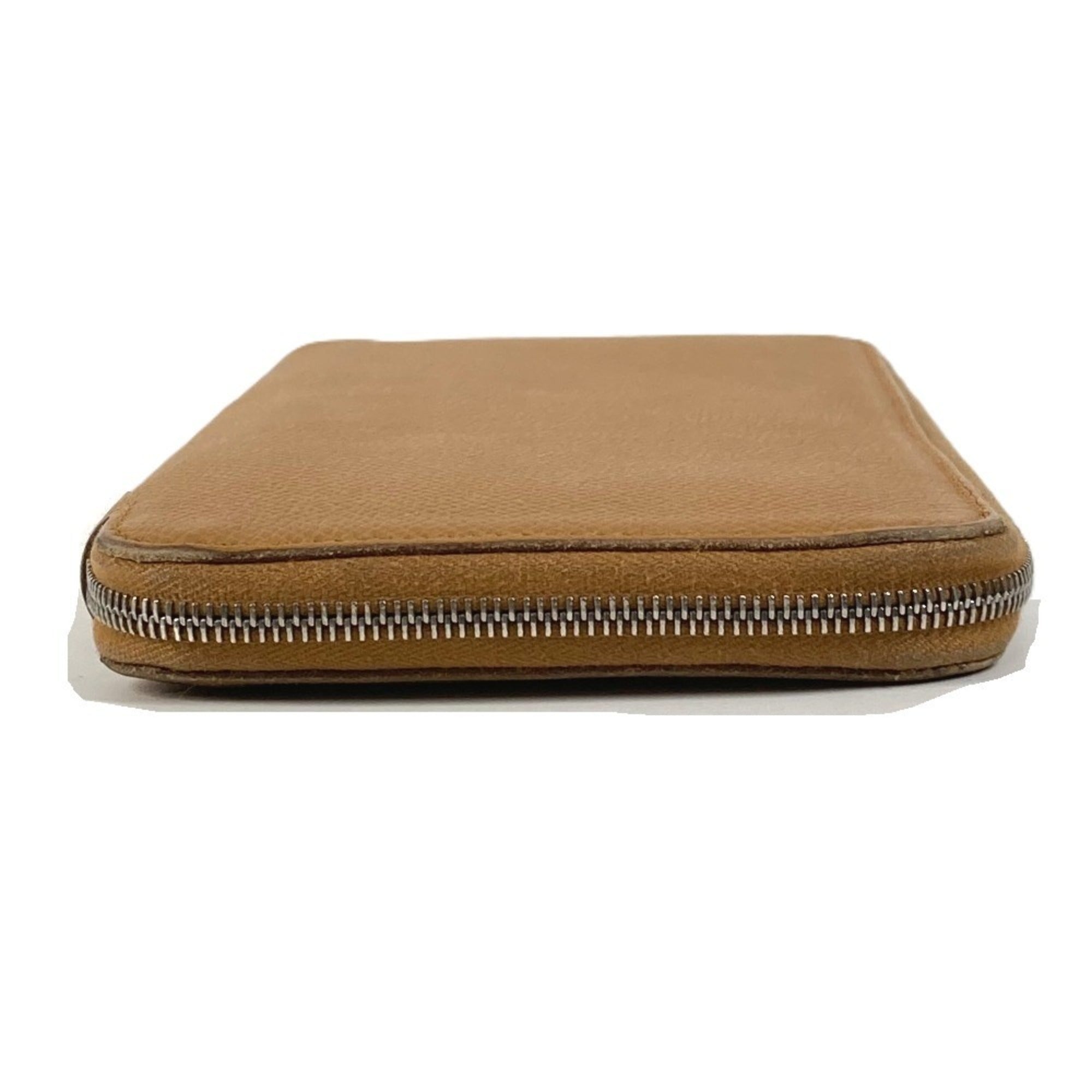 Hermes Beige Epsom Leather Long Wallet (Bi-Fold) (Pre-Owned)