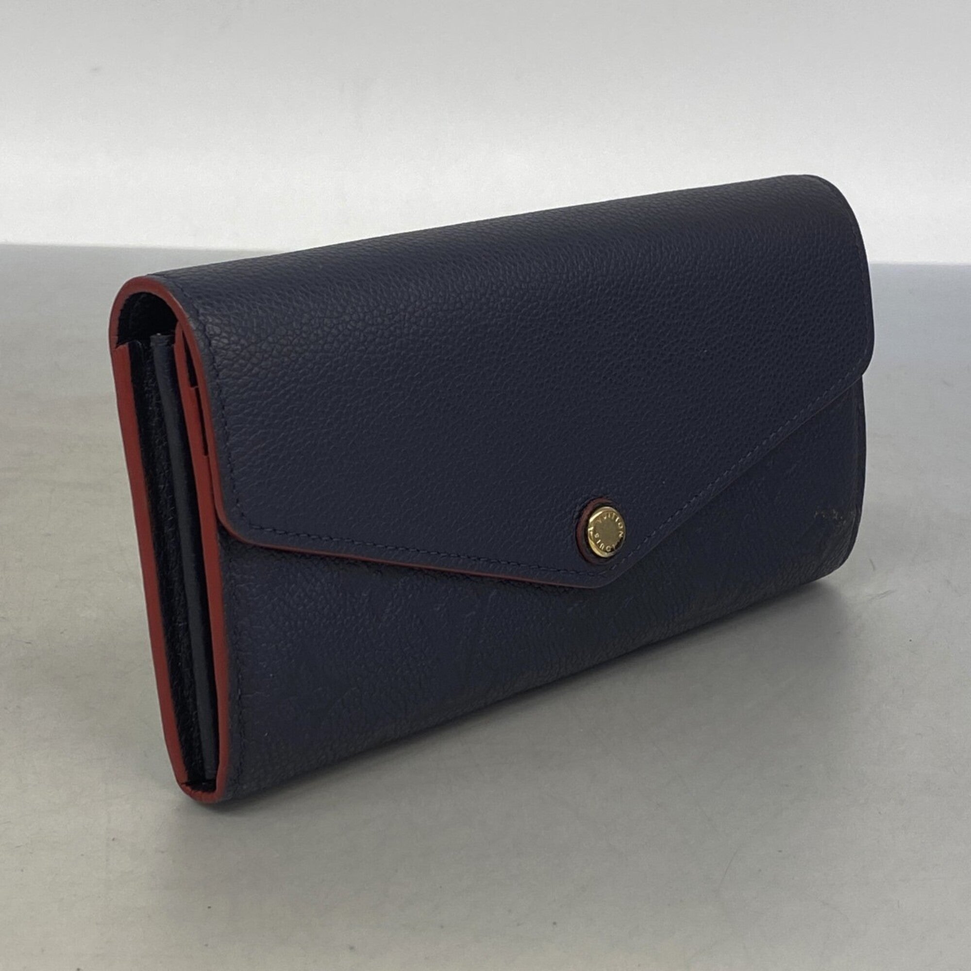 Louis Vuitton Marine Rouge Long Wallet (Bi-Fold) (Pre-Owned)