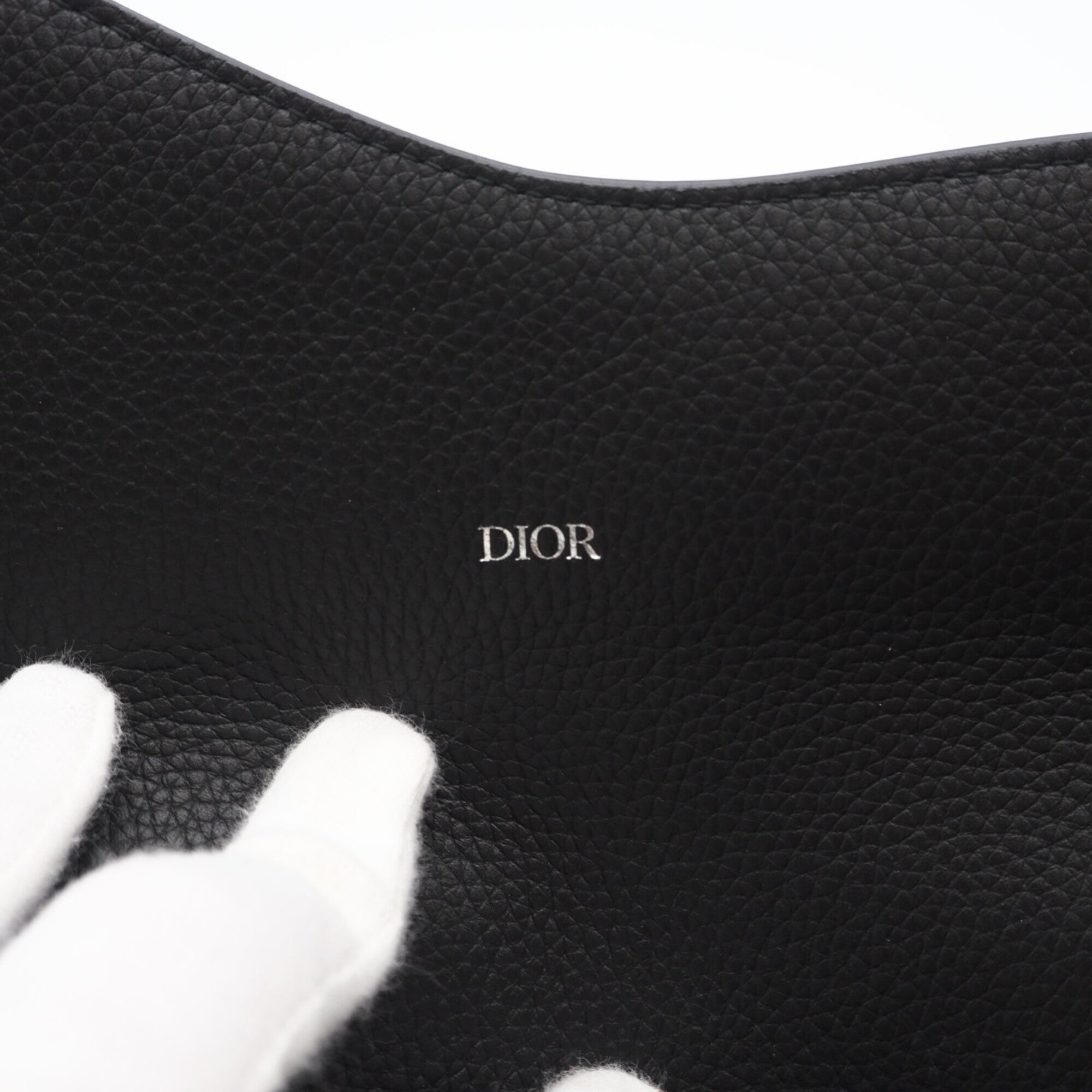 Christian Dior Black Canvas Leather Long Wallet (Bi-Fold) (Pre-Owned)
