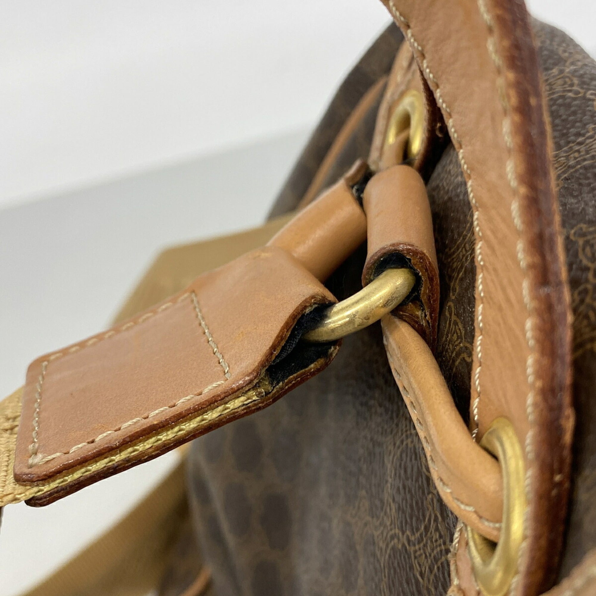 Celine Brown Pvc Backpack (Pre-Owned)