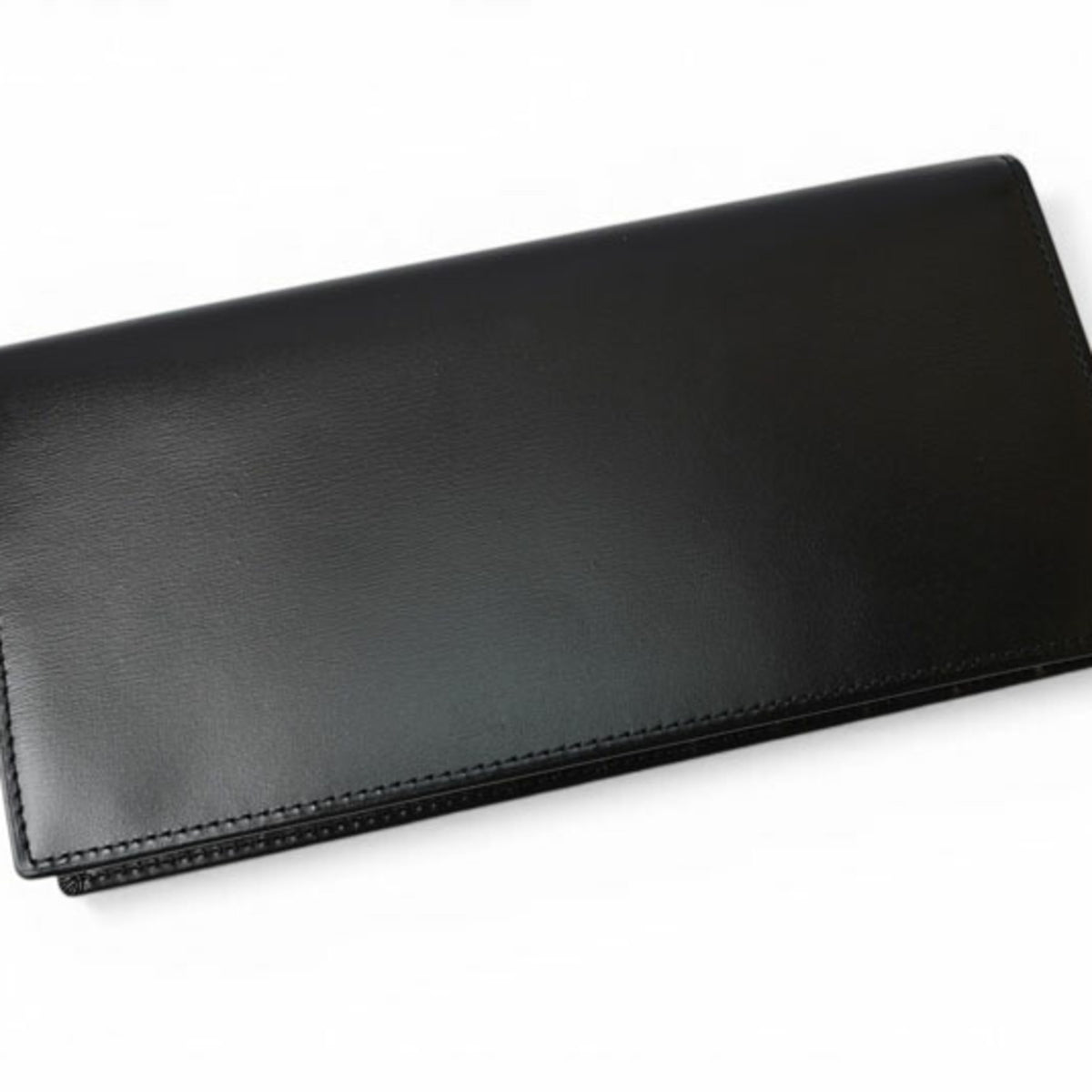 Cartier Pasha Black Leather Long Wallet (Bi-Fold) (Pre-Owned)