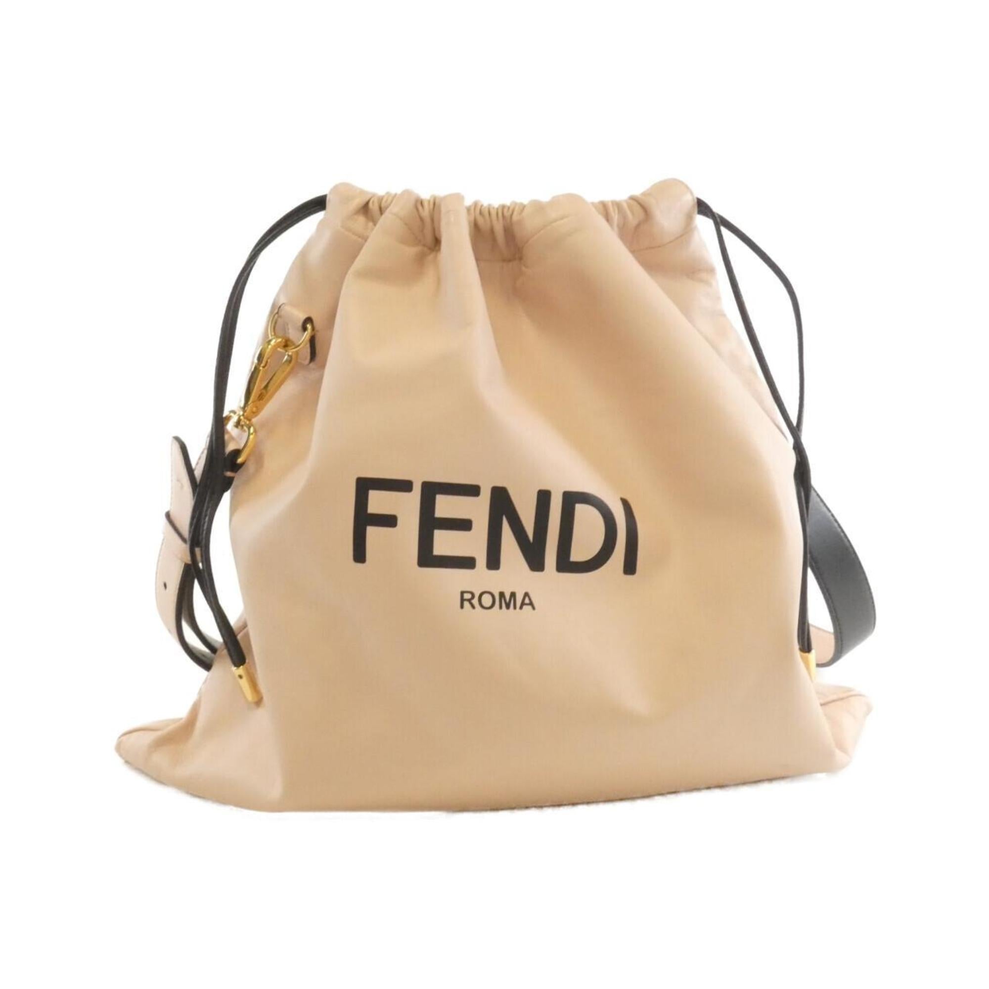 Fendi Pink Leather Shoulder Bag (Pre-Owned)