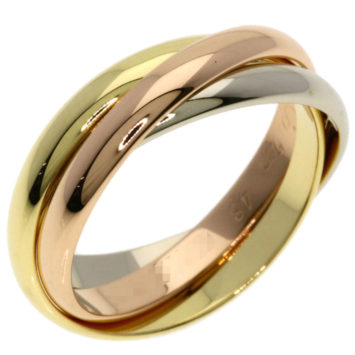 Cartier Yellow Gold (18K) Pink Gold (18K) White Gold (18K) Band Ring (Pre-Owned)