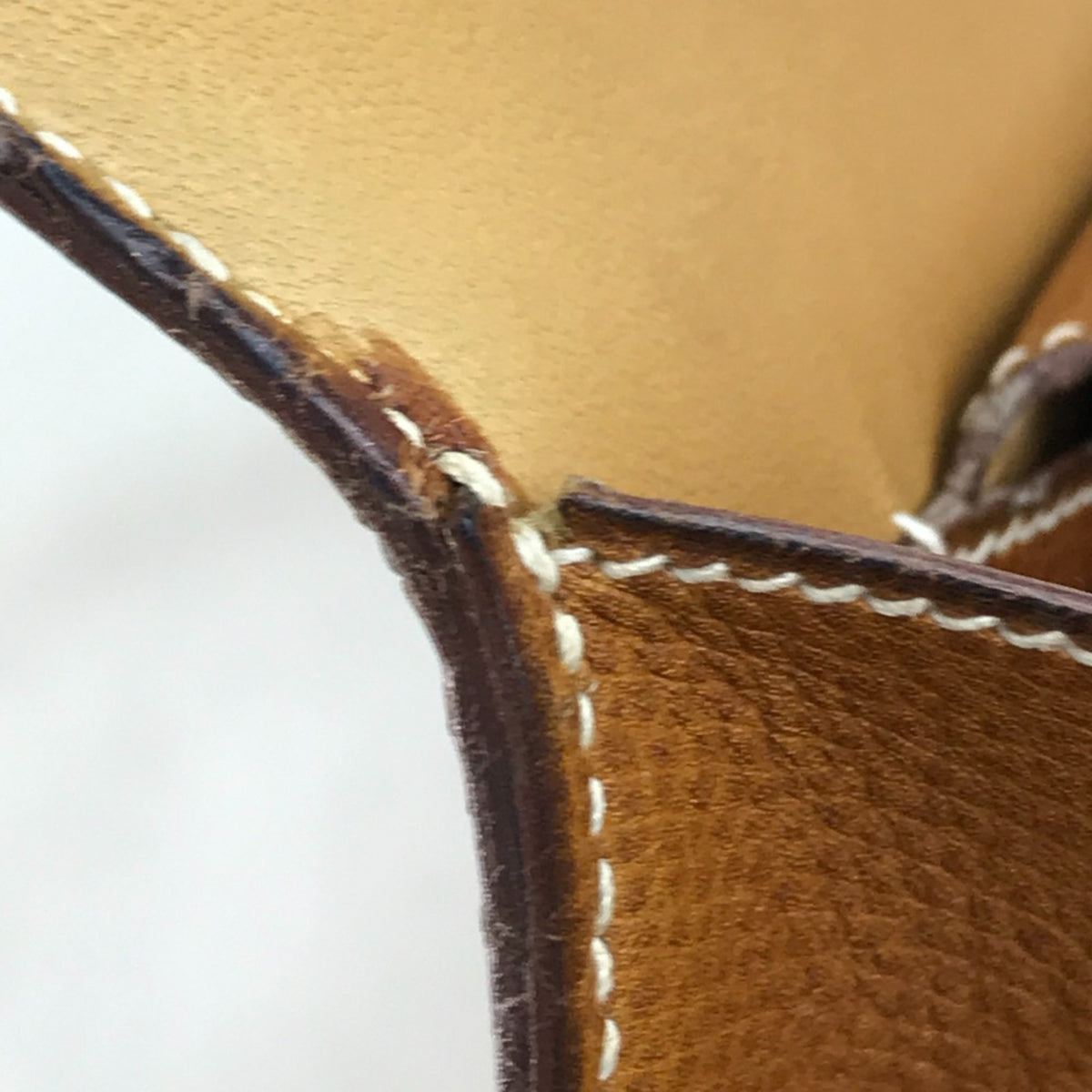 Hermes Brown Leather Handbag (Pre-Owned)