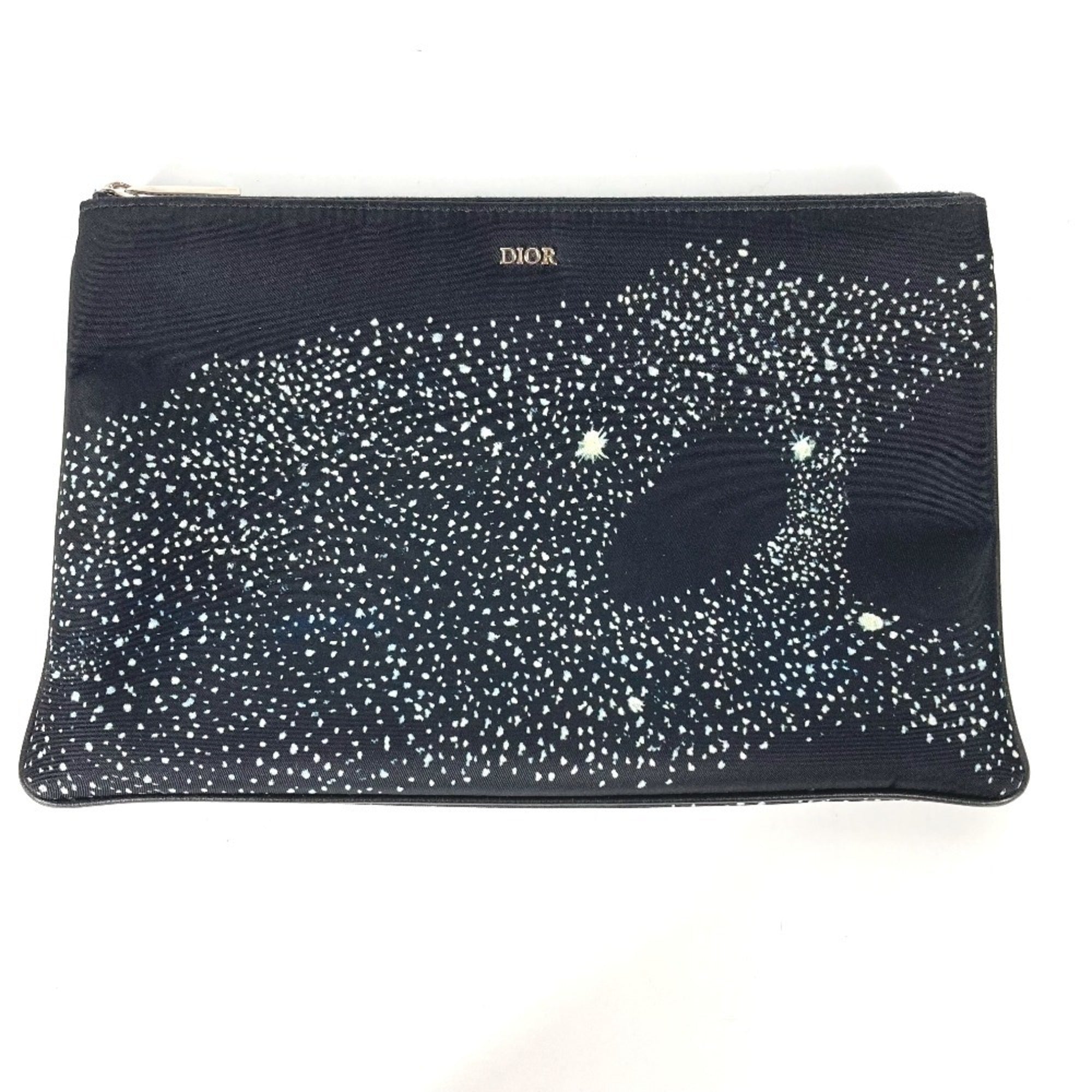 Christian Dior Black Nylon Clutch Bag Pouch (Pre-Owned)