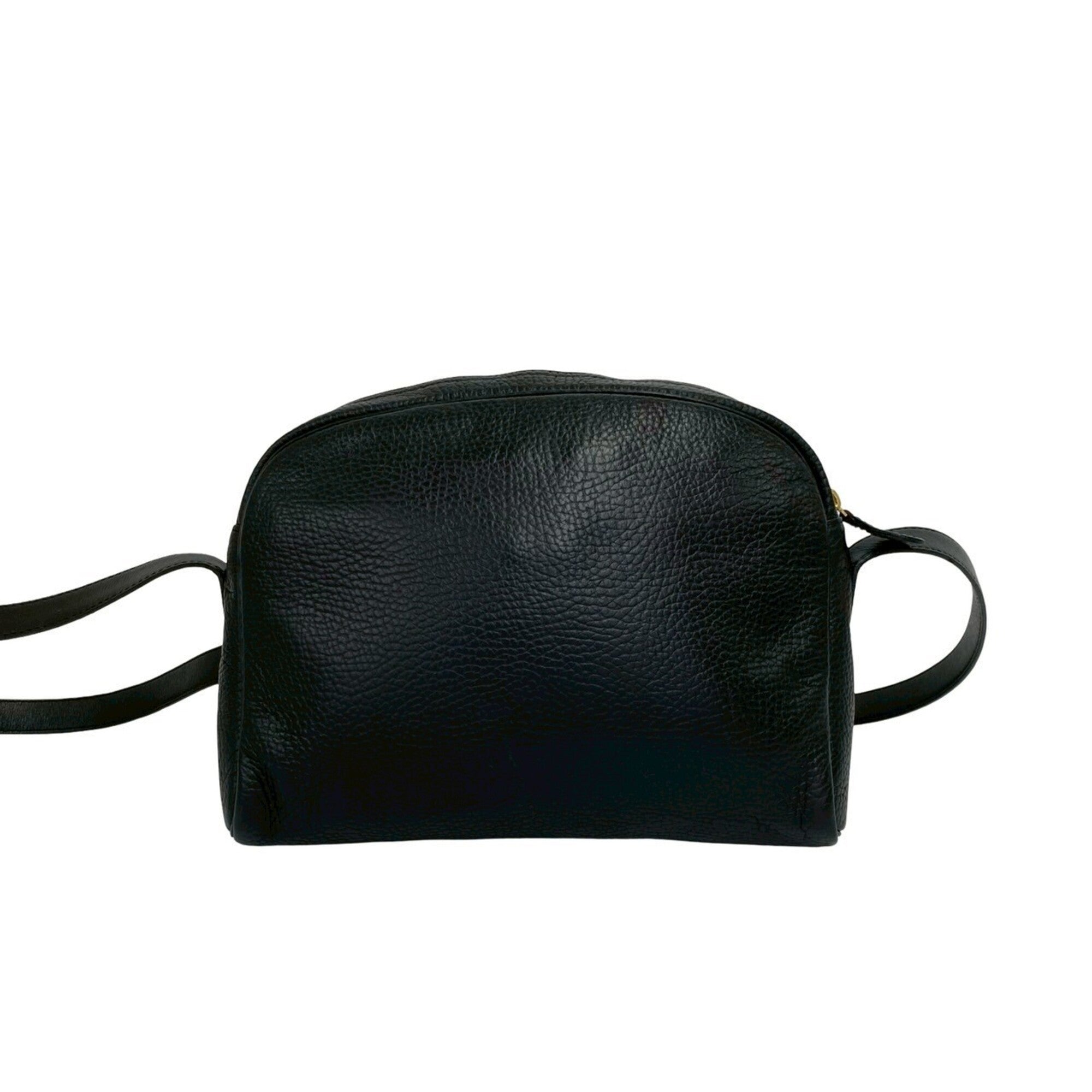 Christian Dior Black Leather Pochette Shoulder Bag (Pre-Owned)