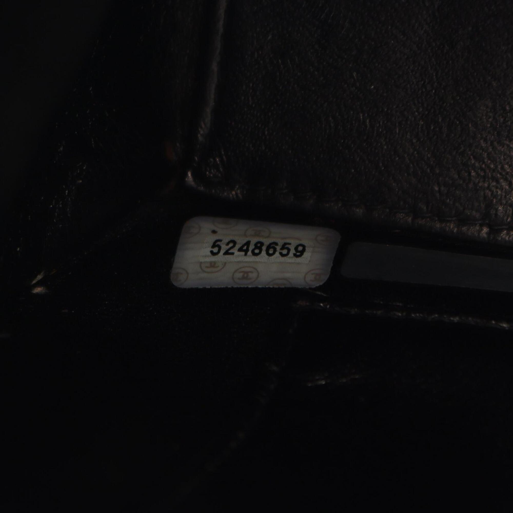 Chanel Black Leather Tote Bag (Pre-Owned)