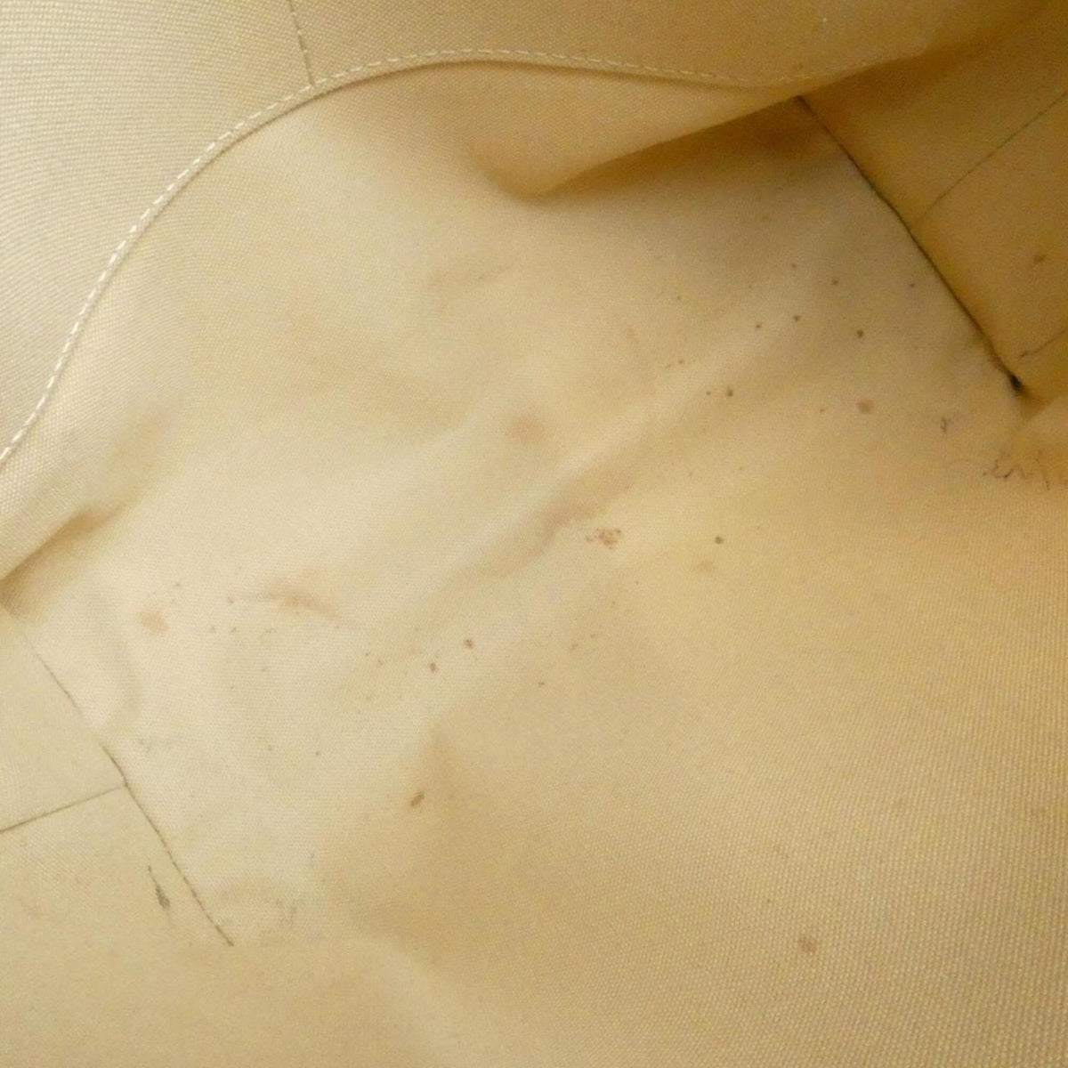 Louis Vuitton Azur White Coated Canvas Handbag (Pre-Owned)