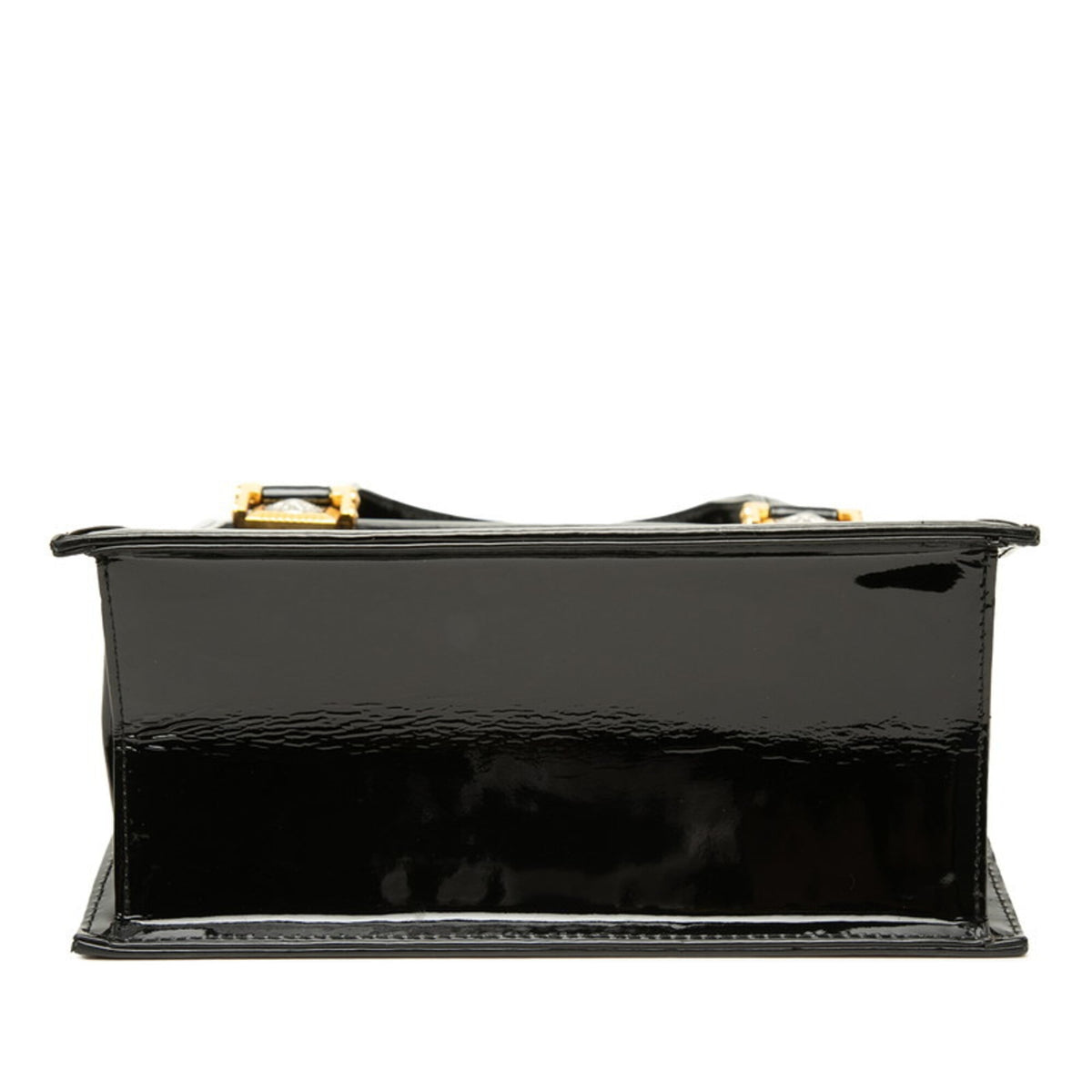 Versace Black Leather Handbag (Pre-Owned)