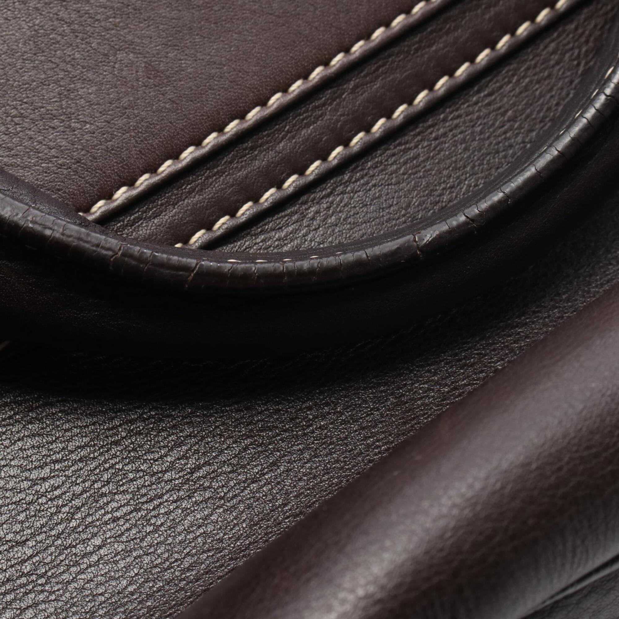 Celine Brown Leather Handbag (Pre-Owned)