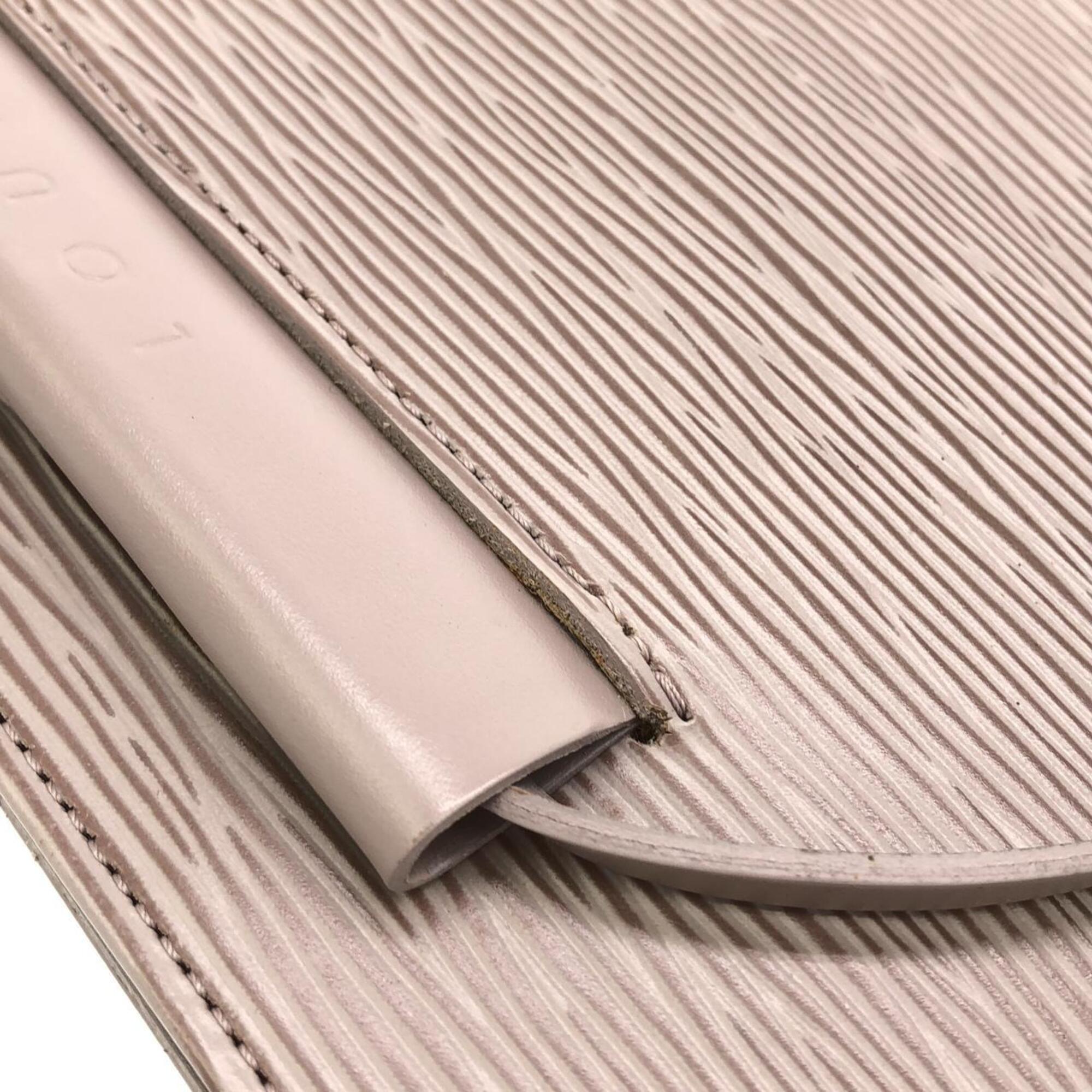 Louis Vuitton Silver Leather Shoulder Bag (Pre-Owned)