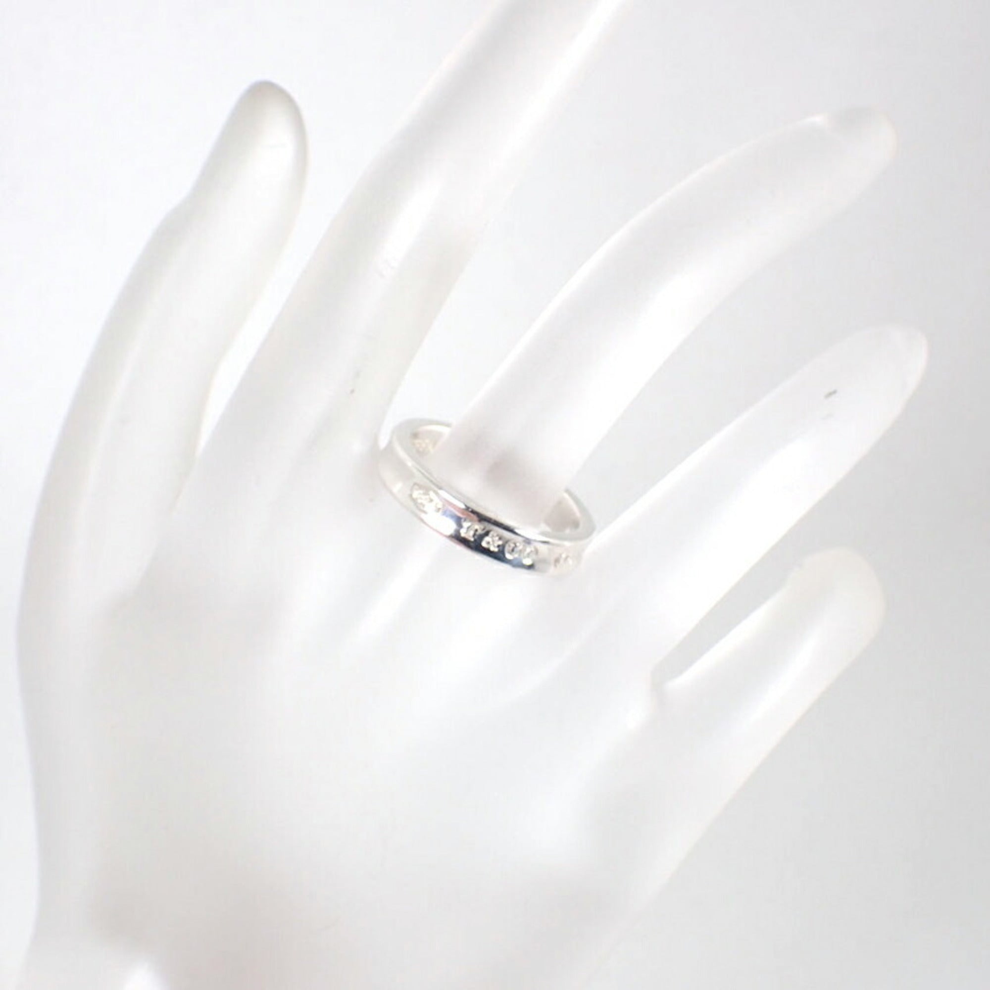 Tiffany Sterling Silver 925 Band Ring (Pre-Owned)