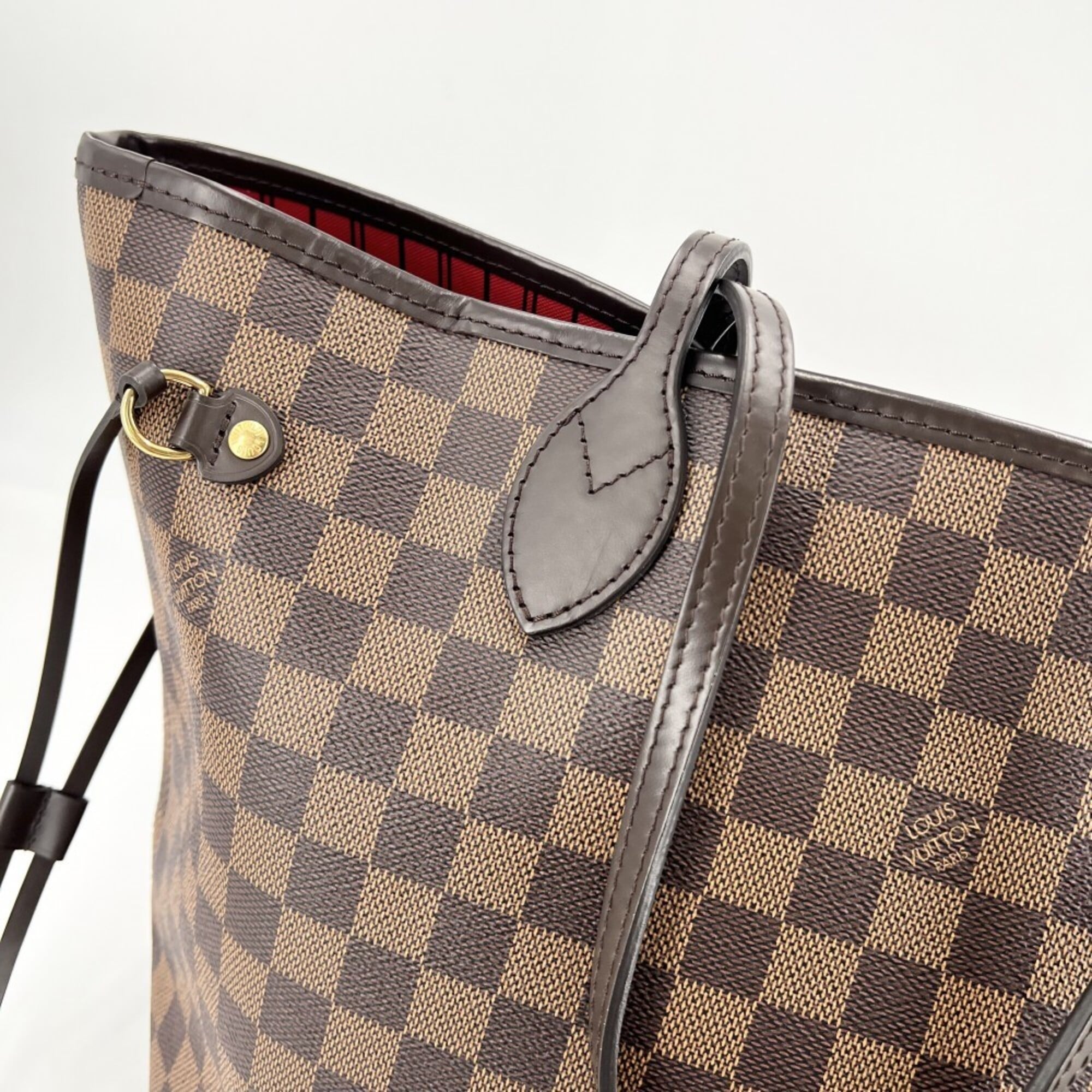 Louis Vuitton Brown Damier Canvas Damier Canvas Handbag Tote Bag (Pre-Owned)