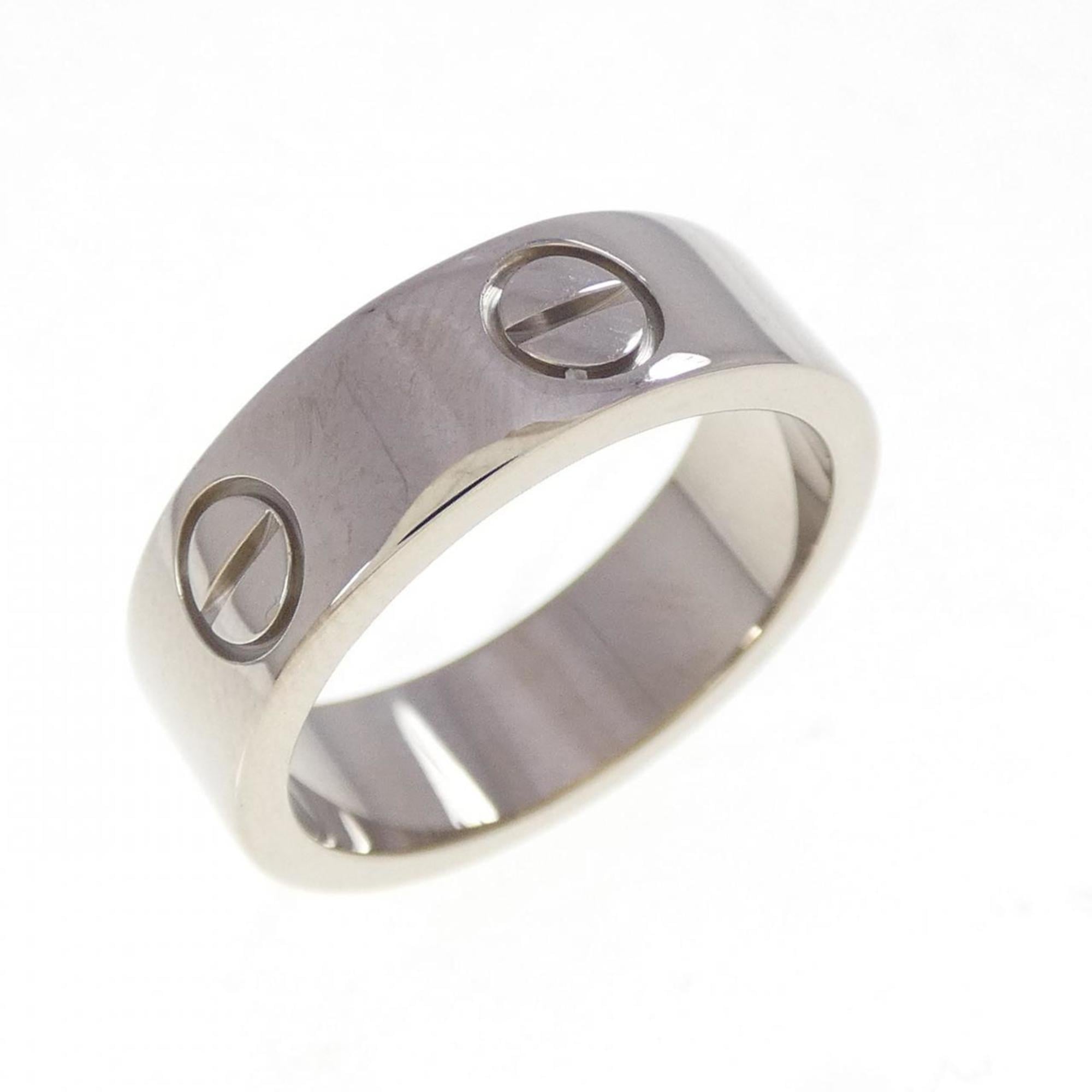 Cartier White Gold White Gold (18K) Band Ring (Pre-Owned)