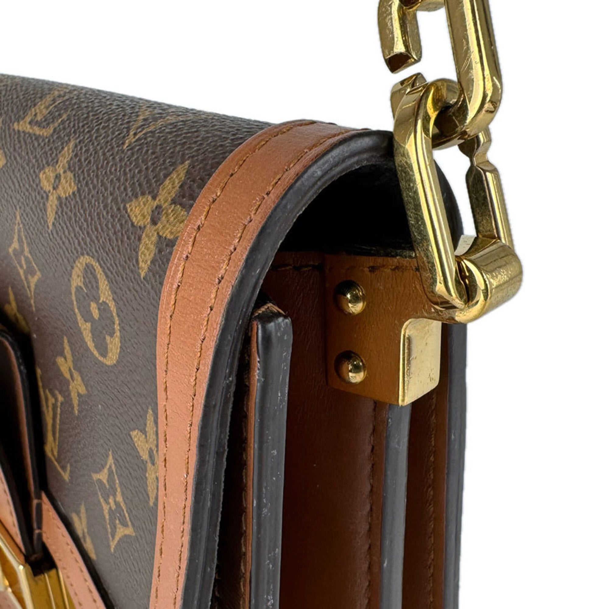 Louis Vuitton Brown Monogram Reverse Monogram Reverse Shoulder Bag (Pre-Owned)