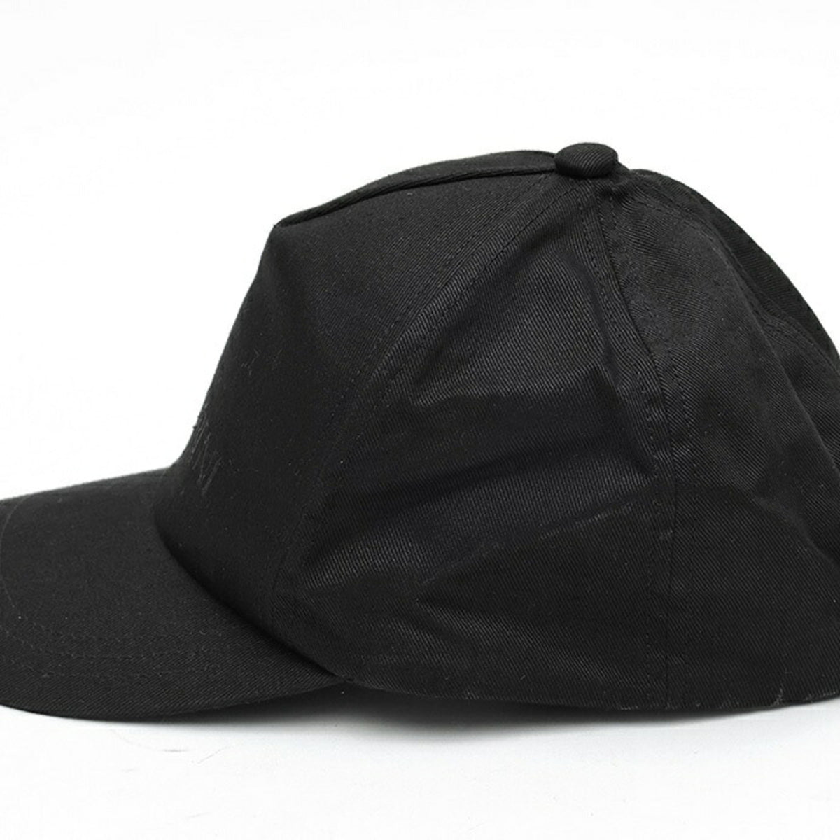 Yves Saint Laurent Black Cotton Linen Cap (Pre-Owned)