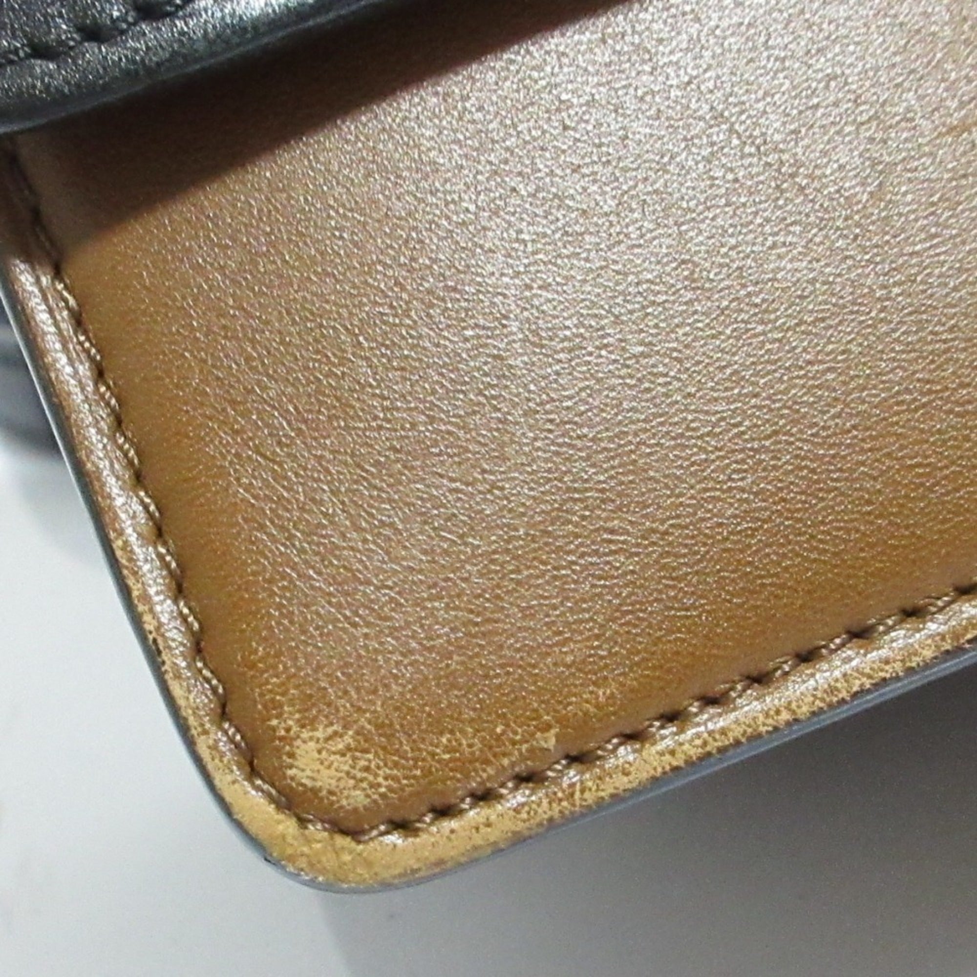 Celine Black Brown Shoulder Bag (Pre-Owned)