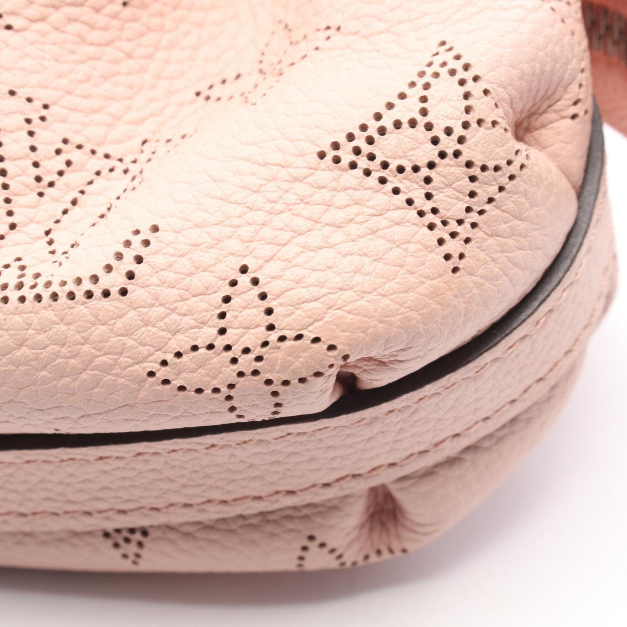 Louis Vuitton Pink Mahina Leather Leather Handbag Shoulder Bag (Pre-Owned)