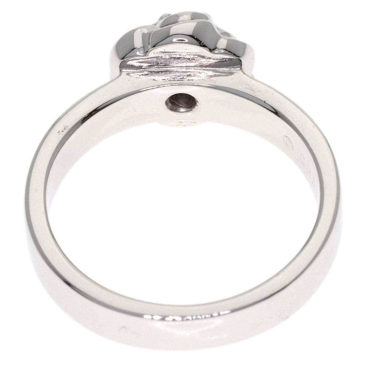 Chanel White Gold (18K) Band Ring (Pre-Owned)