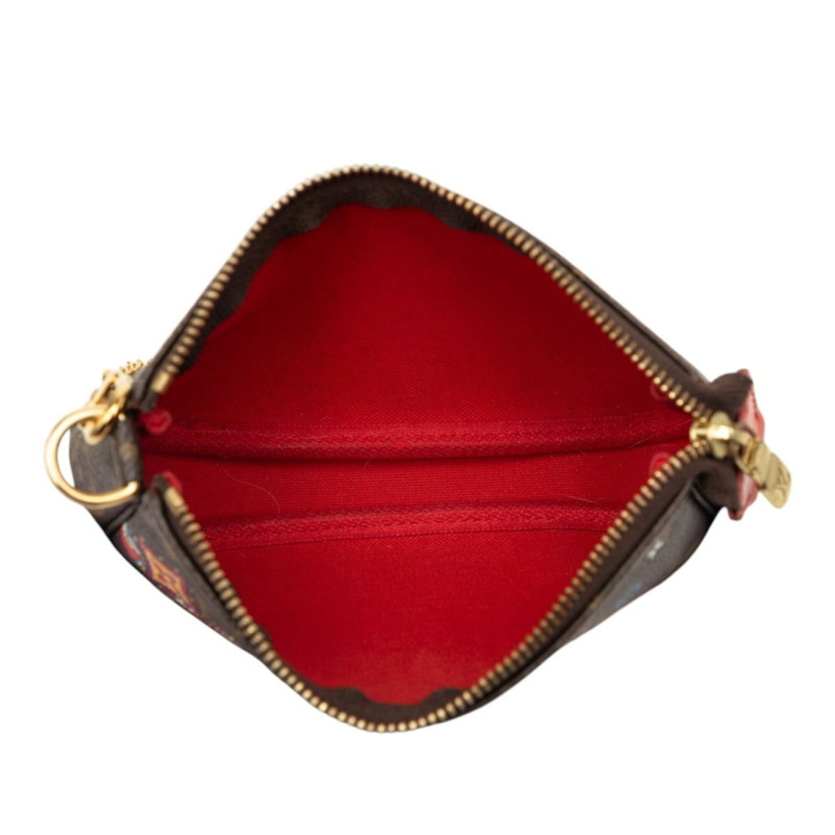 Louis Vuitton Brown Multi-Color Pvc Handbag Pochette (Pre-Owned)
