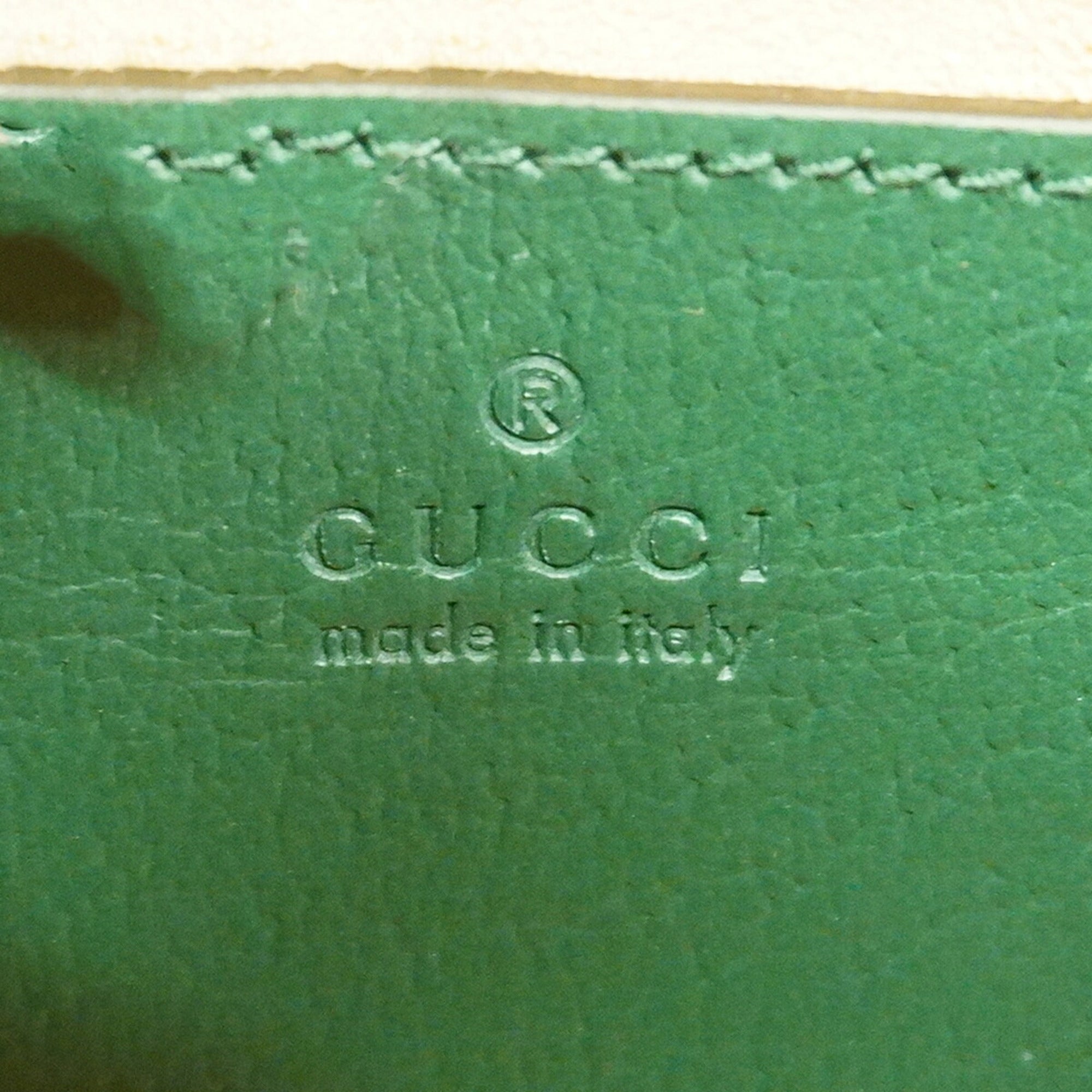 Gucci Green Leather Handbag (Pre-Owned)
