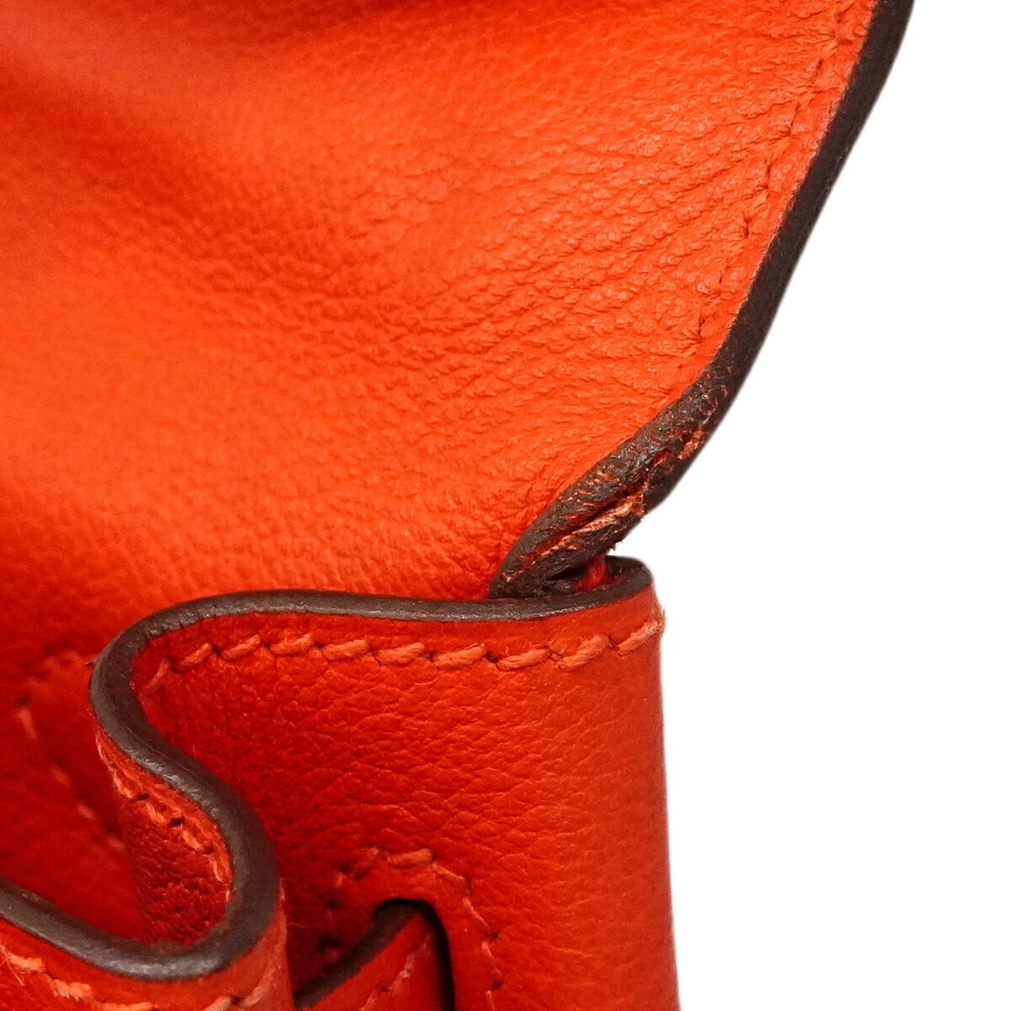 Hermes Red Color Handbag (Pre-Owned)