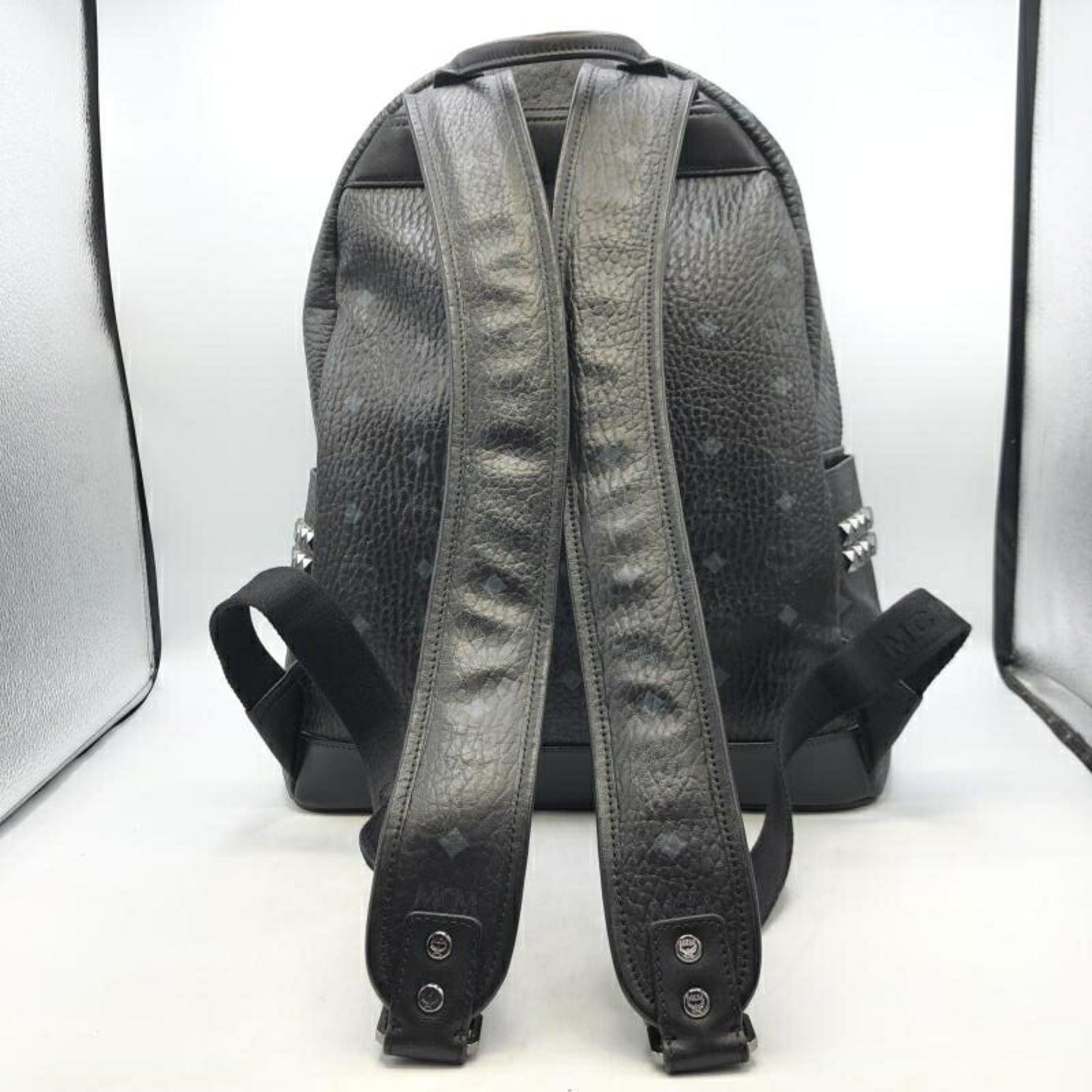 Mcm Visetos Black Backpack (Pre-Owned)