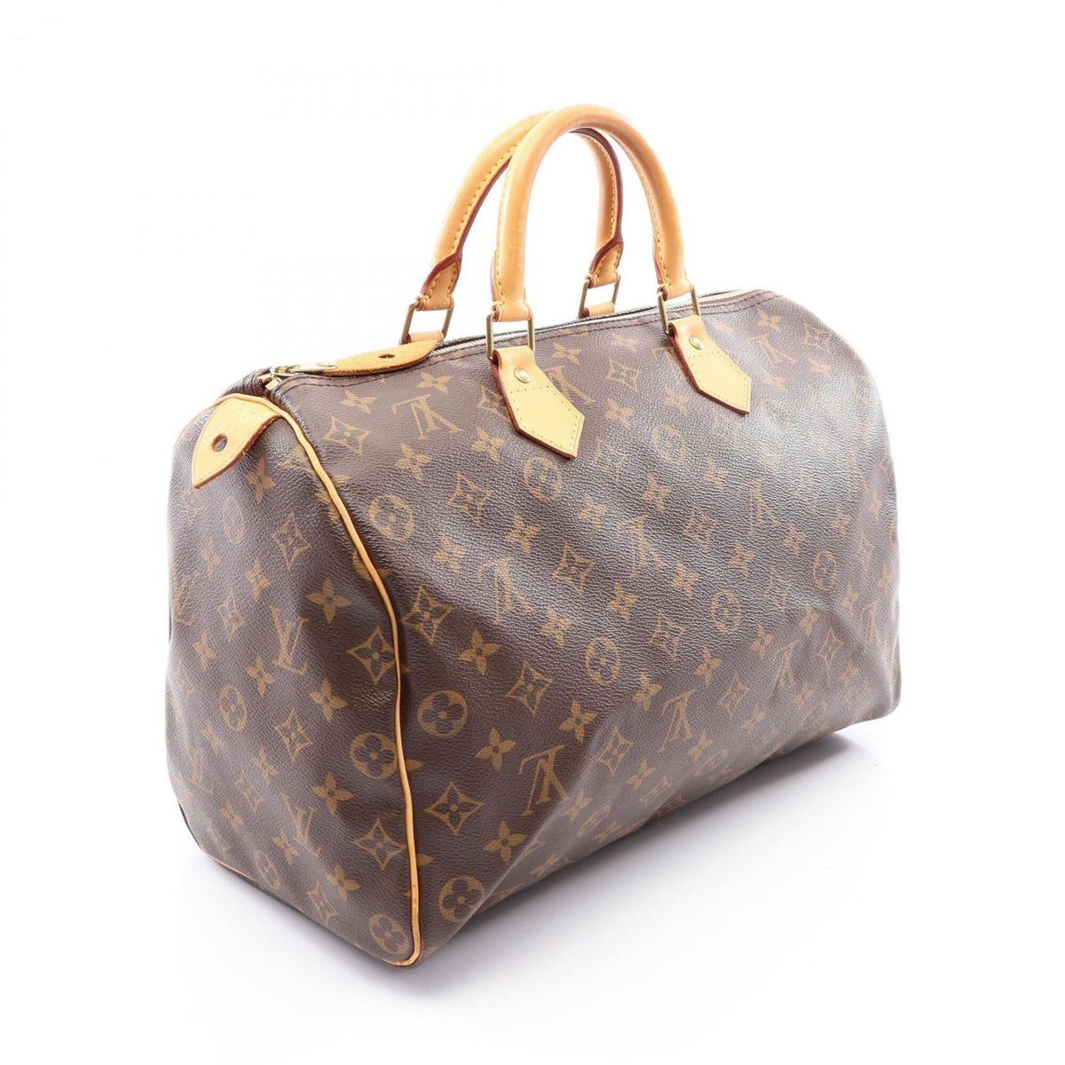 Louis Vuitton Brown Coated Canvas Pvc Leather Handbag (Pre-Owned)